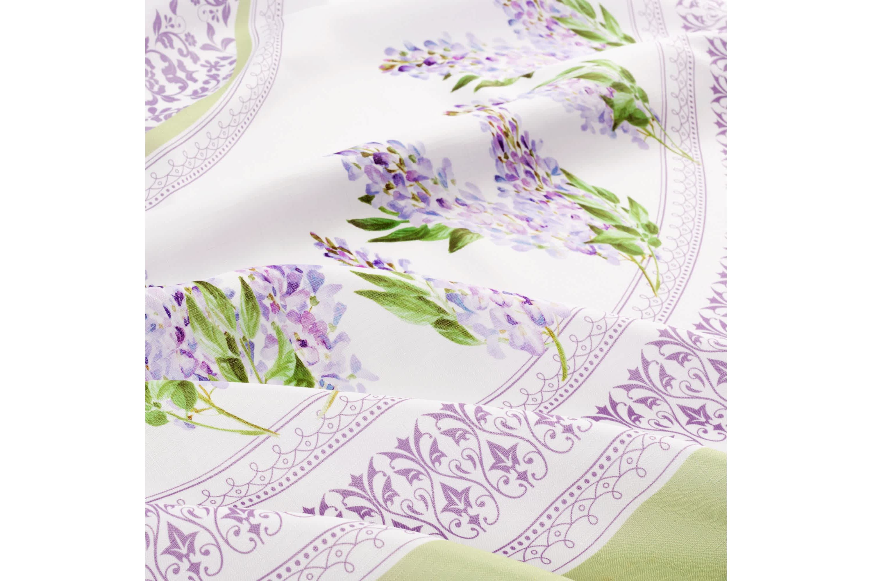 Lilac Garden Floral Dinner Napkins, Set of 4