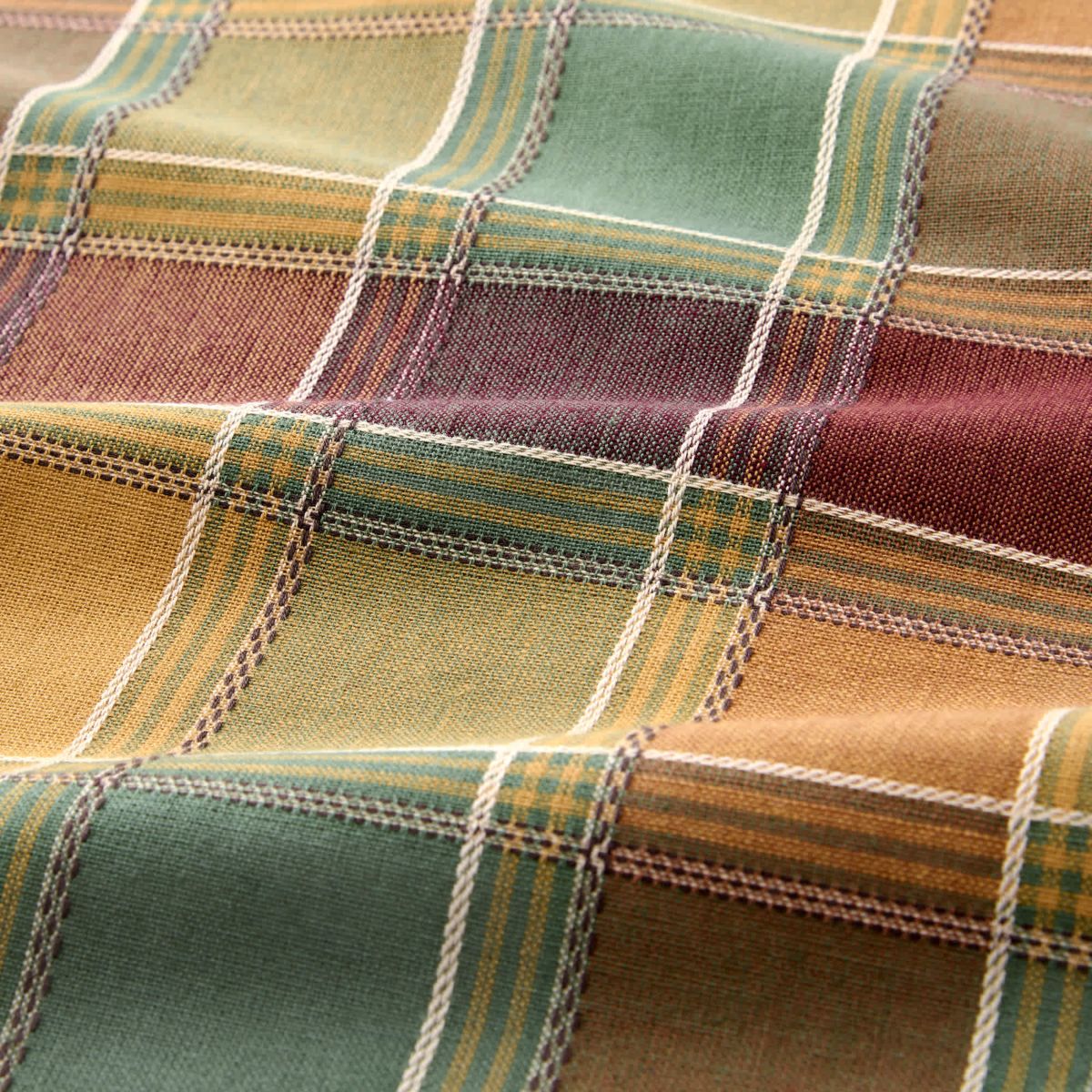 Autumn Acres Plaid Napkins, Set of 8