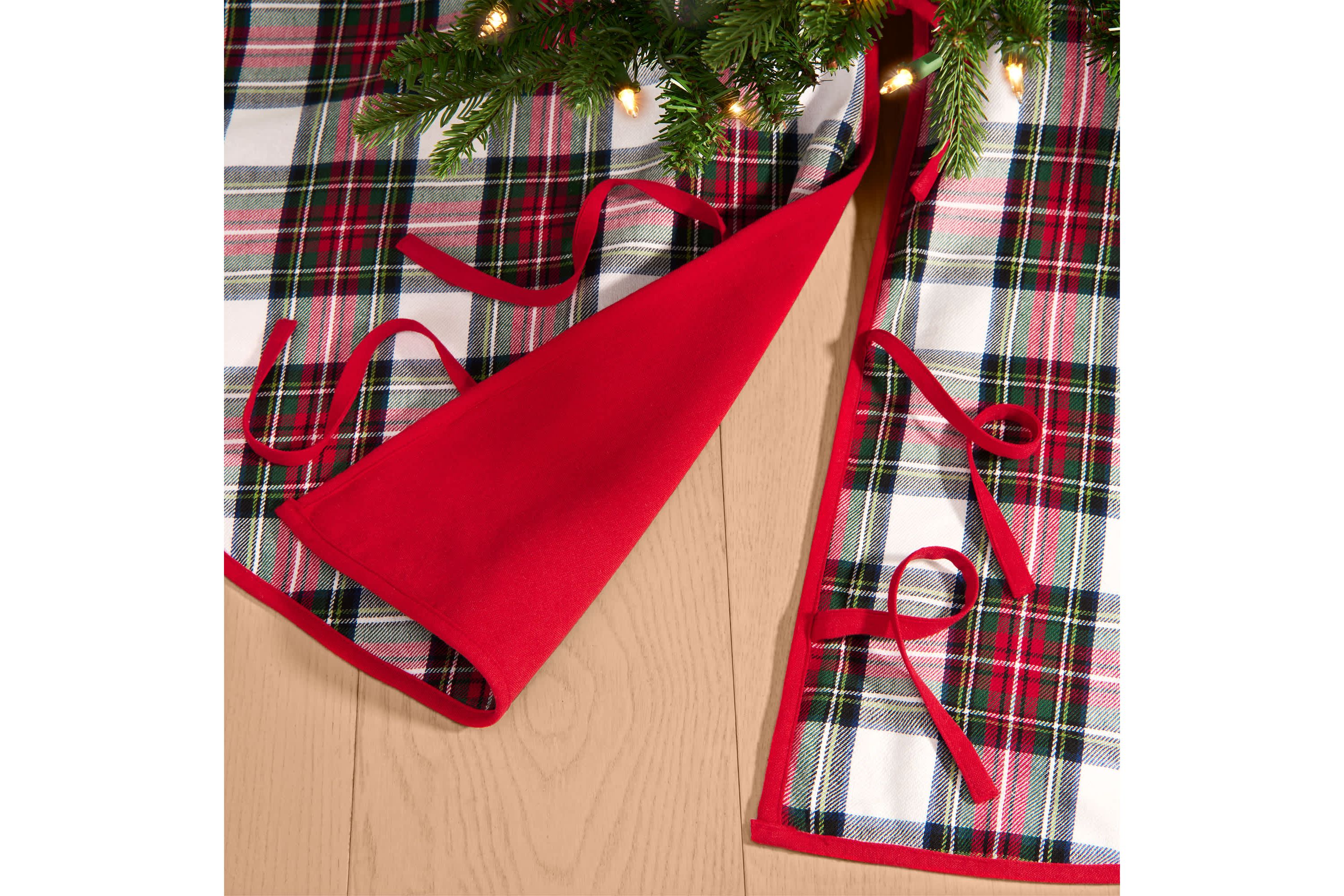 Christmas Classic Holiday Plaid Tree Skirt - 48" Round
