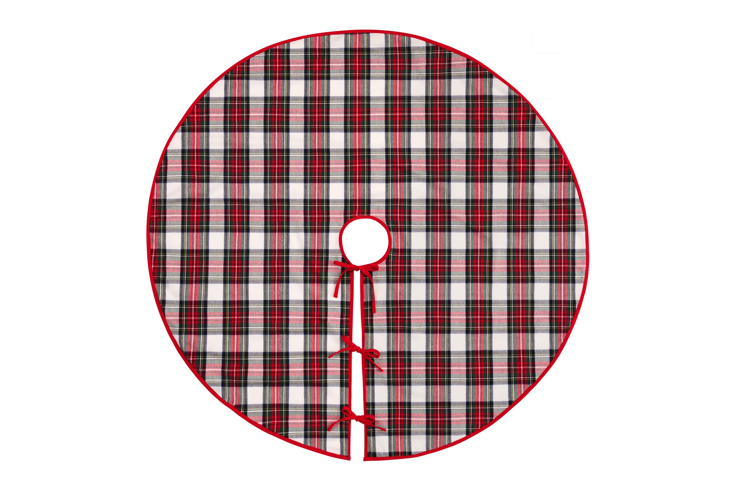 Christmas Classic Holiday Plaid Tree Skirt - 48" Round