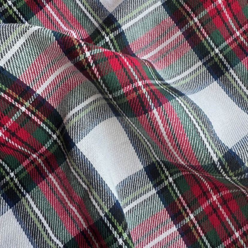 Christmas Classic Holiday Plaid Tree Skirt - 48" Round