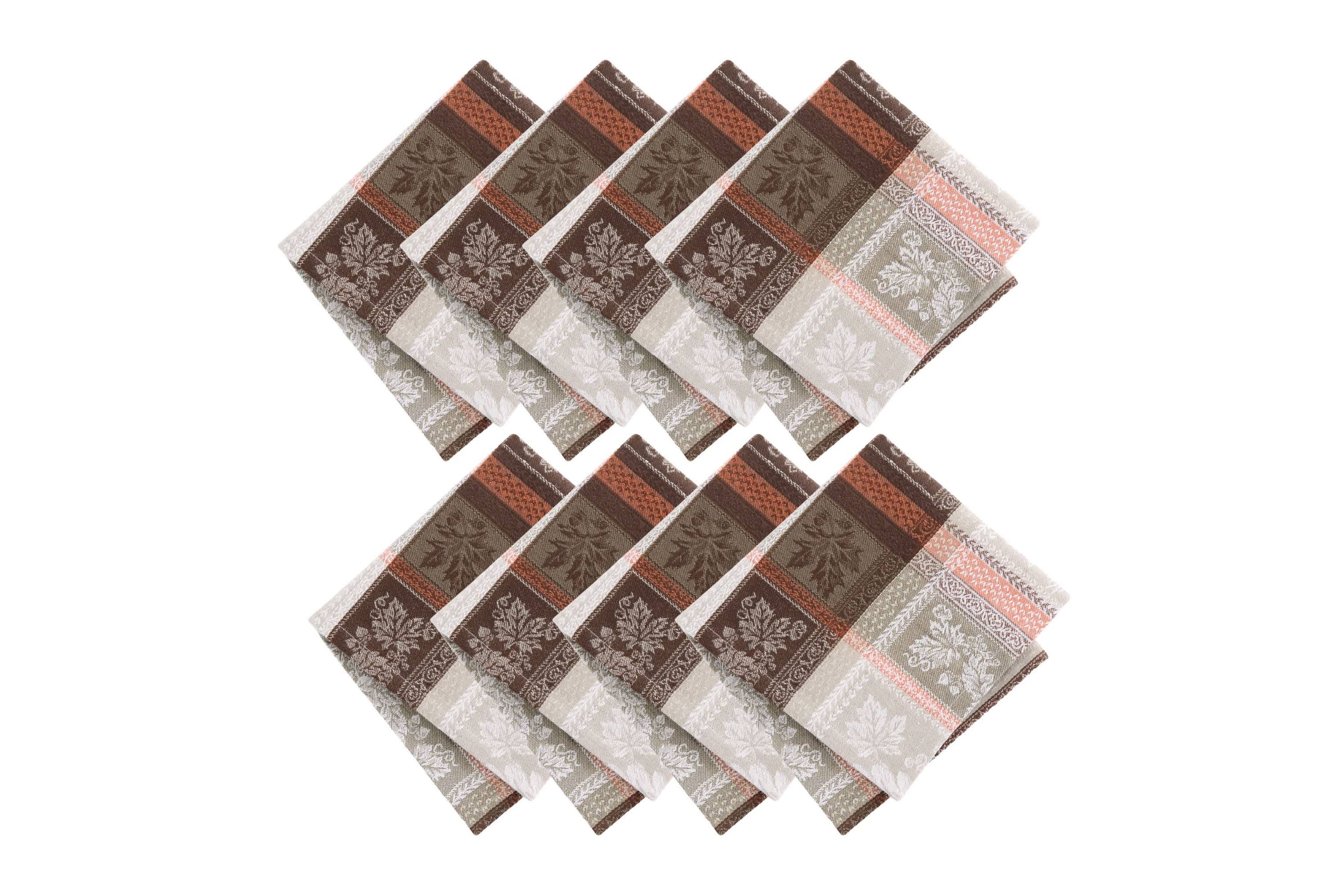 Windswept Harvest Jacquard Napkin, Set of 8