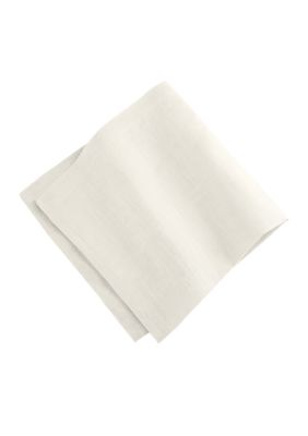 Villeroy & Boch La Classica Luxury Linen Fabric Napkins - Set of 4, Ivory