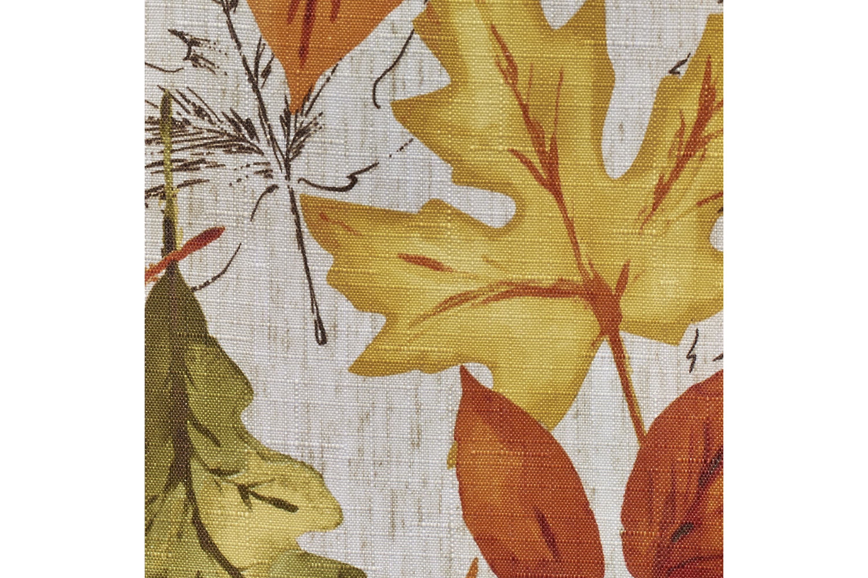 Autumn Leaves Fall Printed Tablecloth - Round
