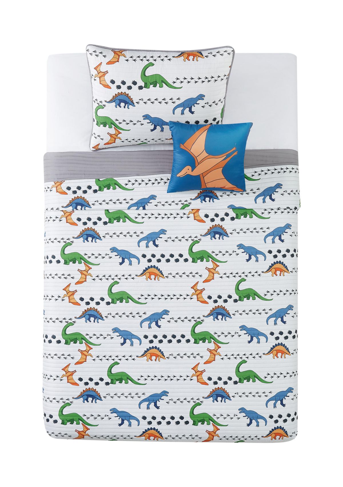 Dino Tracks Quilt Set