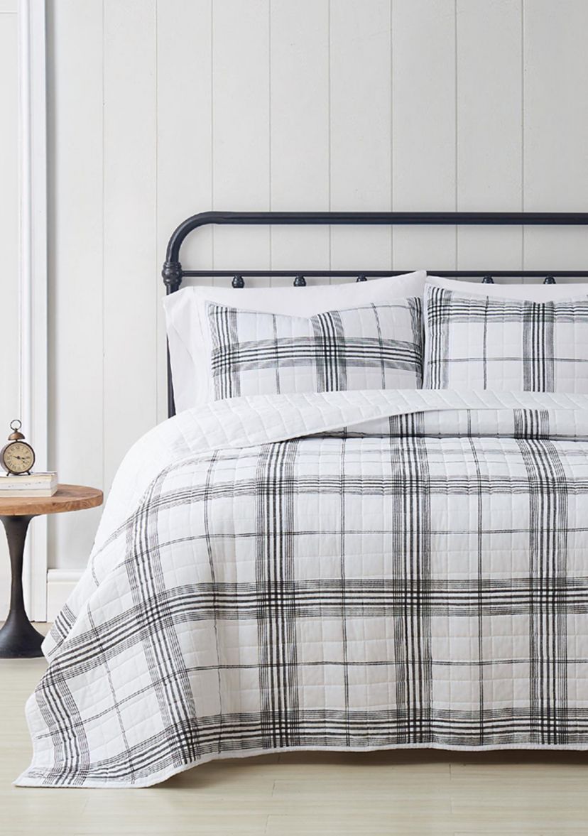Cottage Plaid Quilt Set