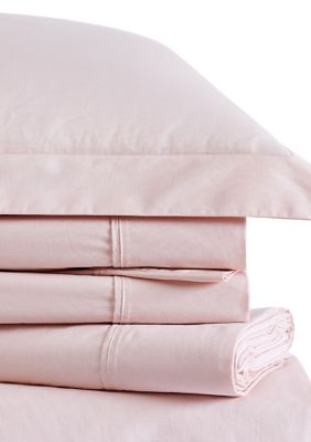 Brooklyn Loom 200 Thread Count Classic Cotton Sheet Sets, King