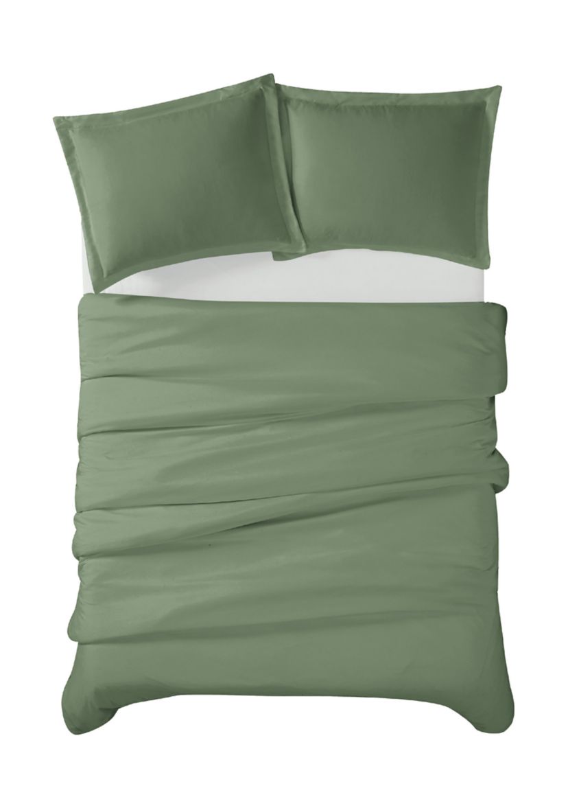 Heritage Solid Duvet Cover Set