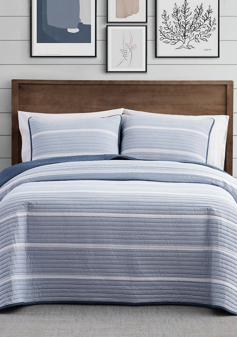 Niari Yarn Dye Stripe Quilt Set