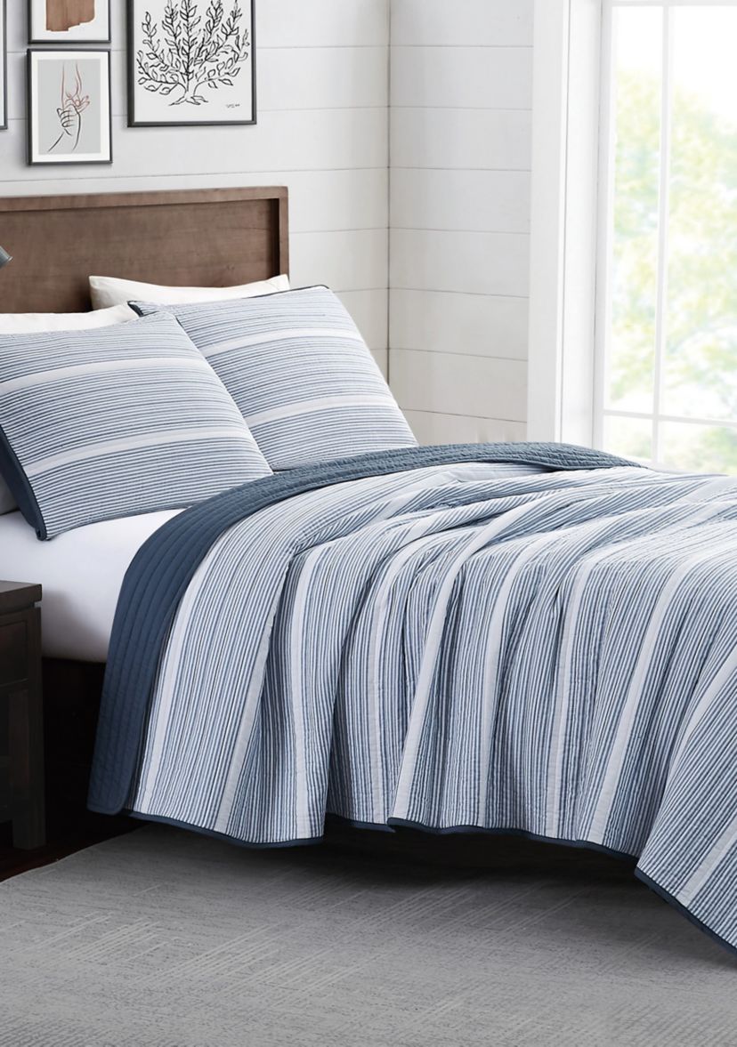 Niari Yarn Dye Stripe Quilt Set