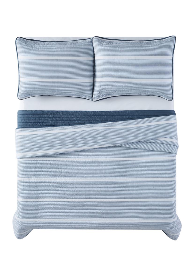 Niari Yarn Dye Stripe Quilt Set