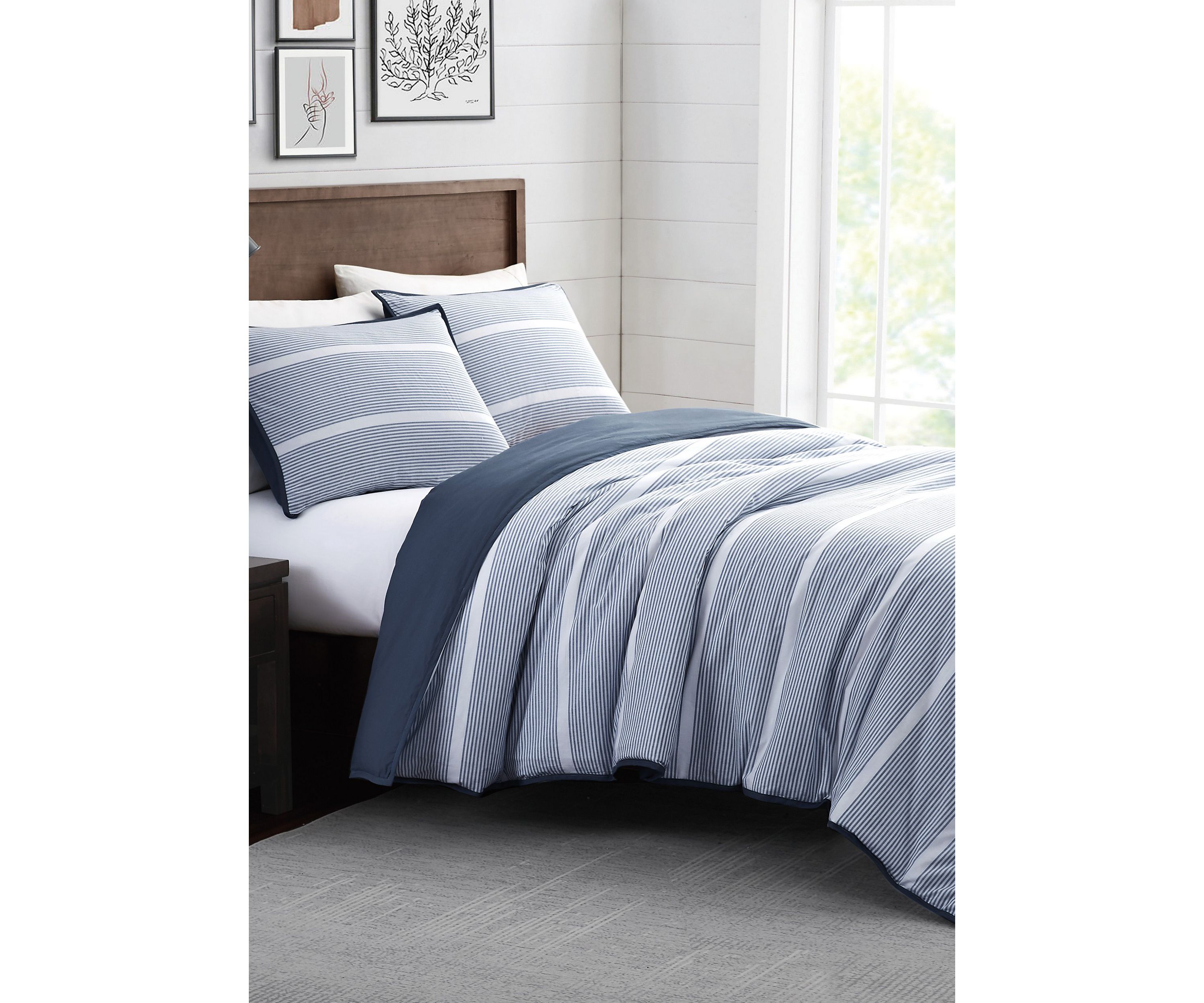 Niari Yarn Dye Stripe Duvet Set