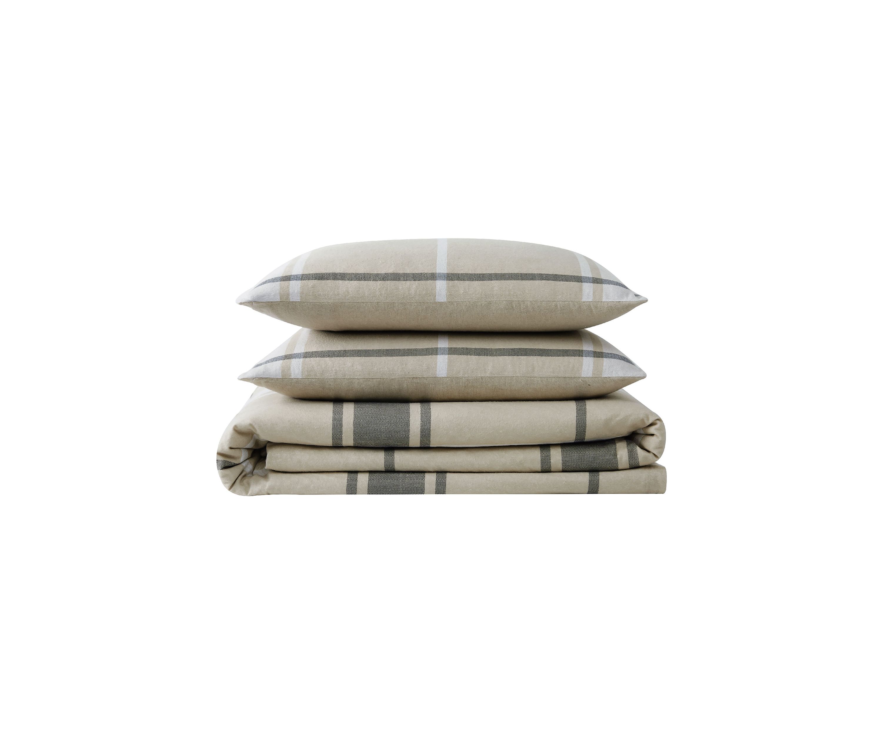 Preston Plaid Flannel Comforter Set