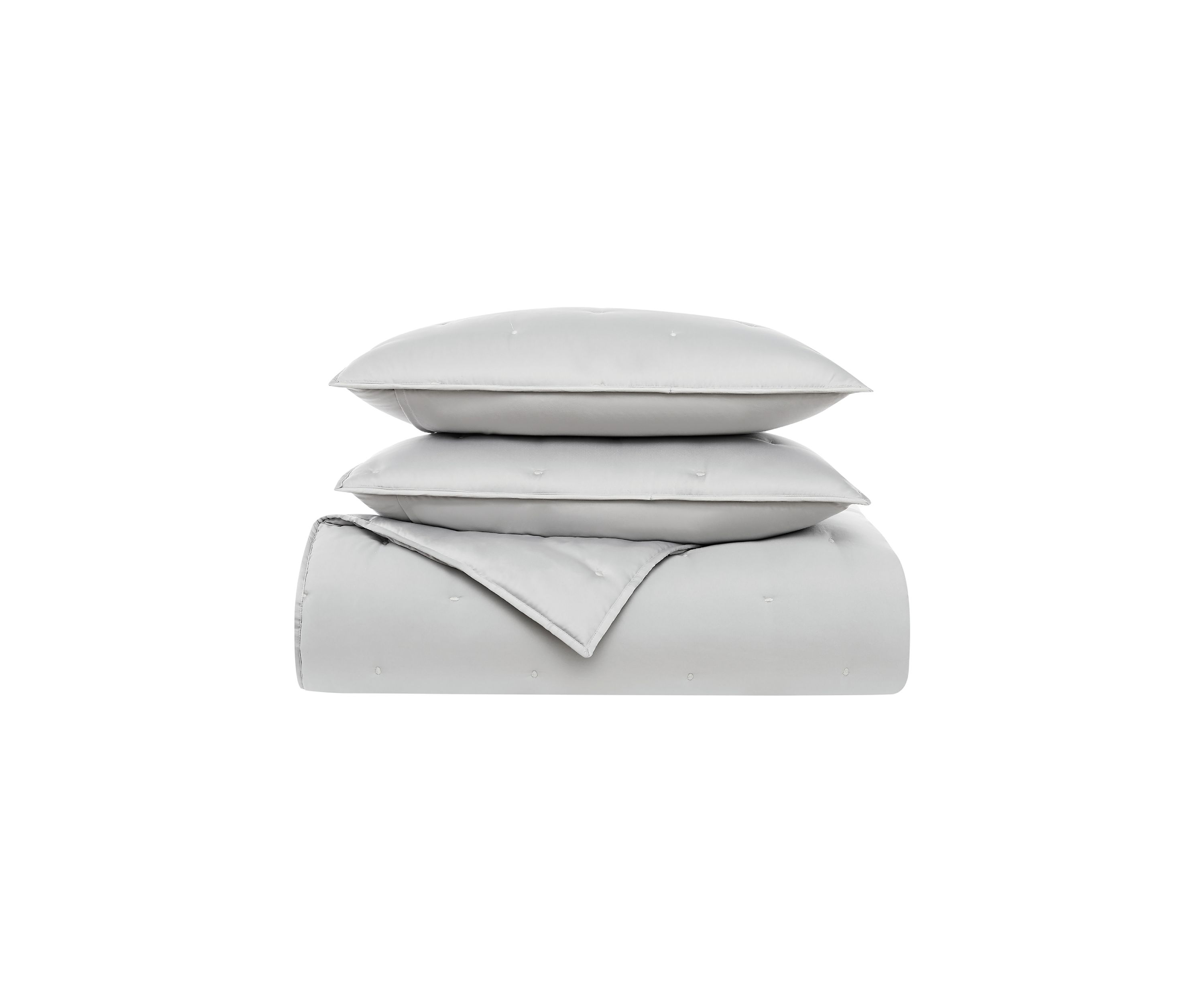 Tufted Matte Satin Quilt Set