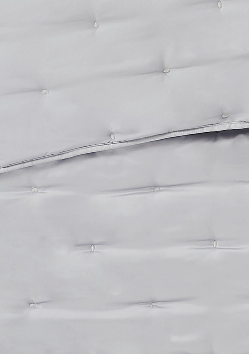 Tufted Matte Satin Quilt Set