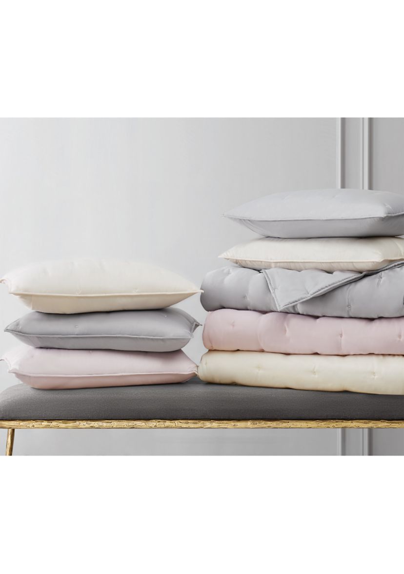 Tufted Matte Satin Quilt Set