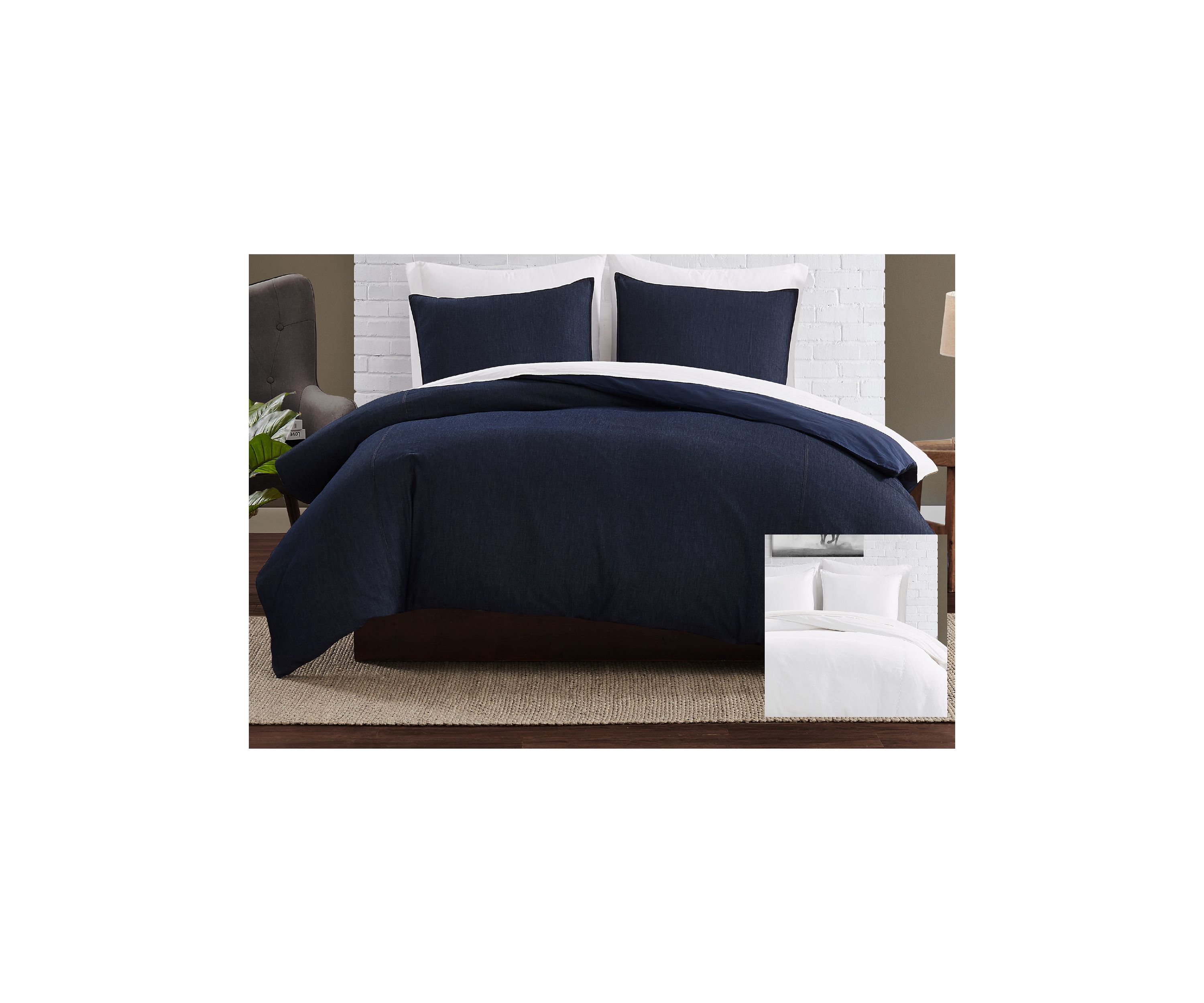 Cotton Denim Duvet Set