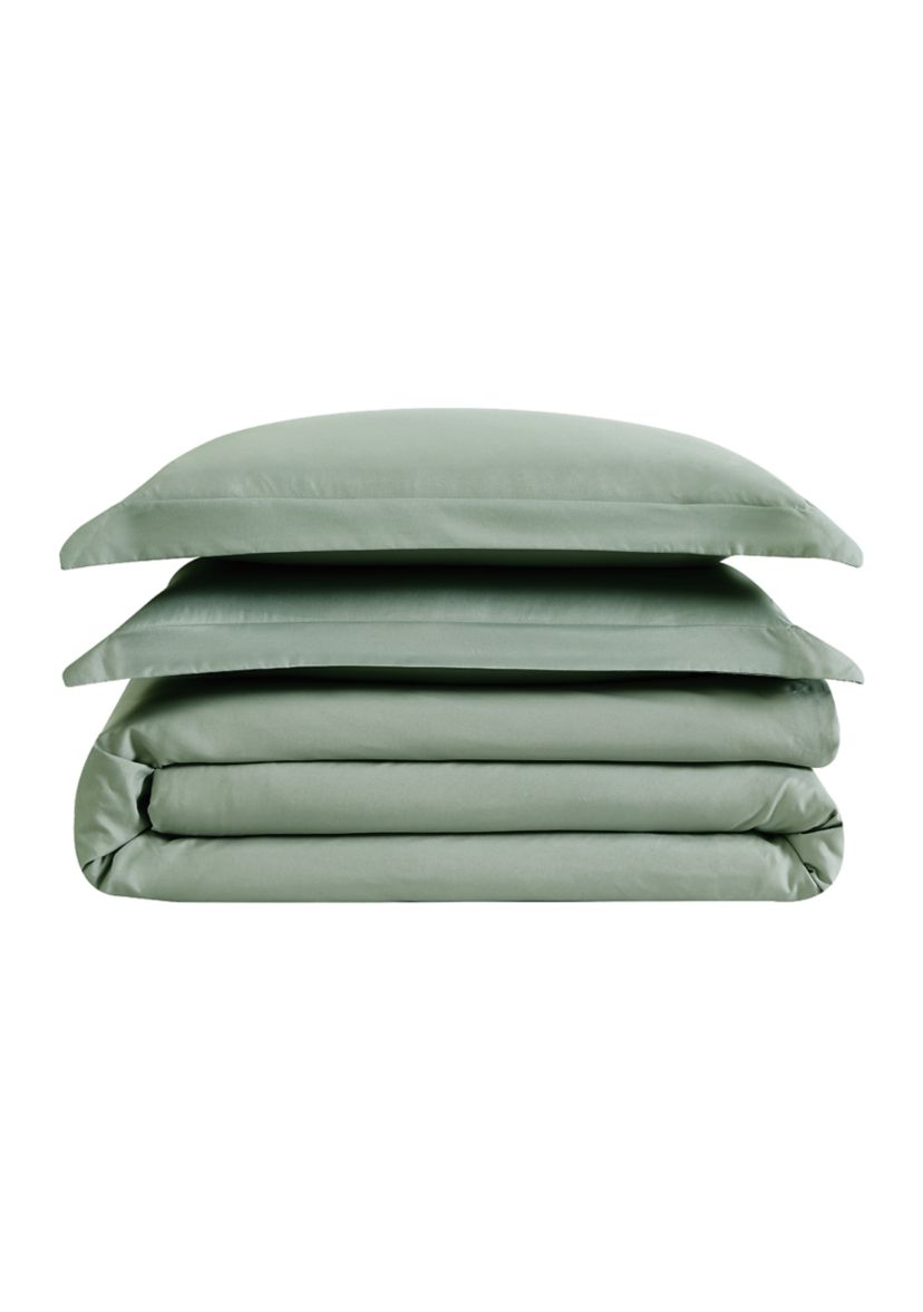 Garment Wash Solid Duvet Set