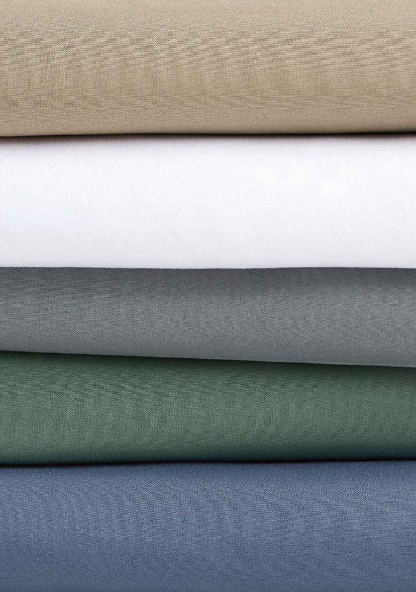 Garment Wash Solid Quilt Set