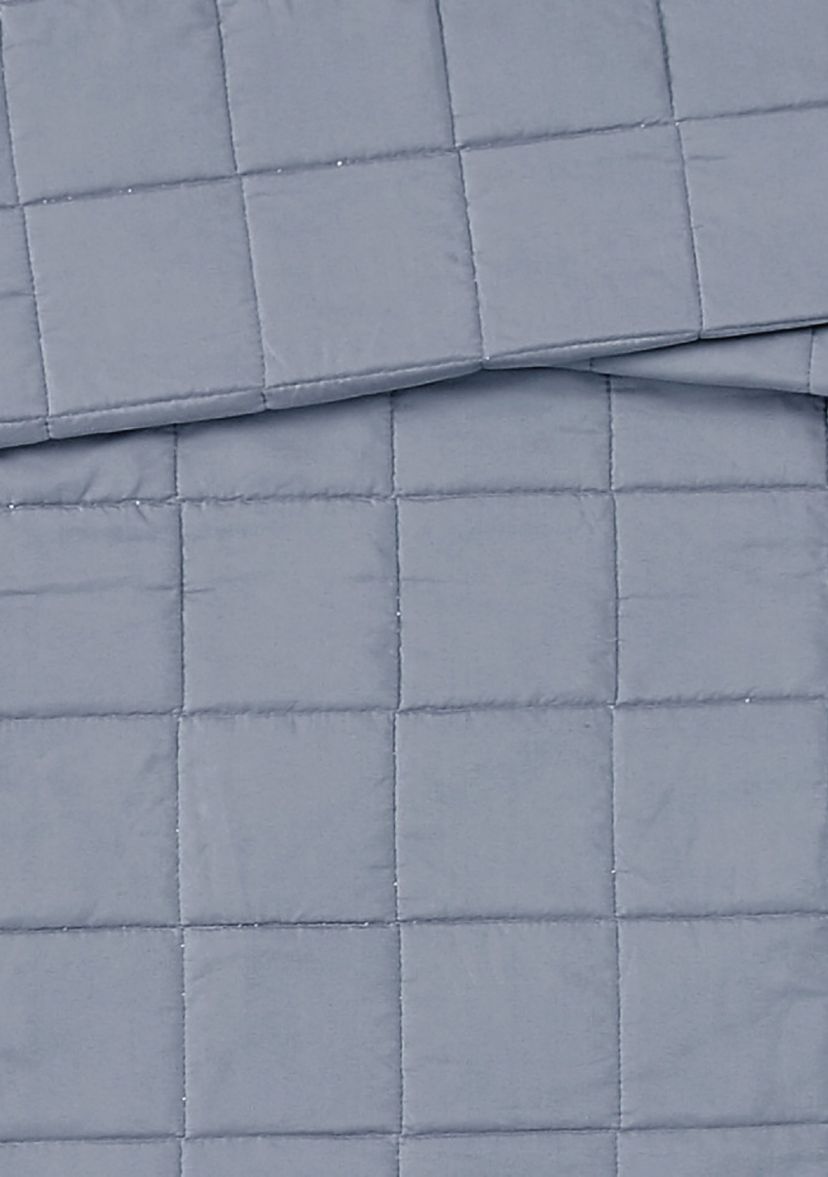 Garment Wash Solid Quilt Set