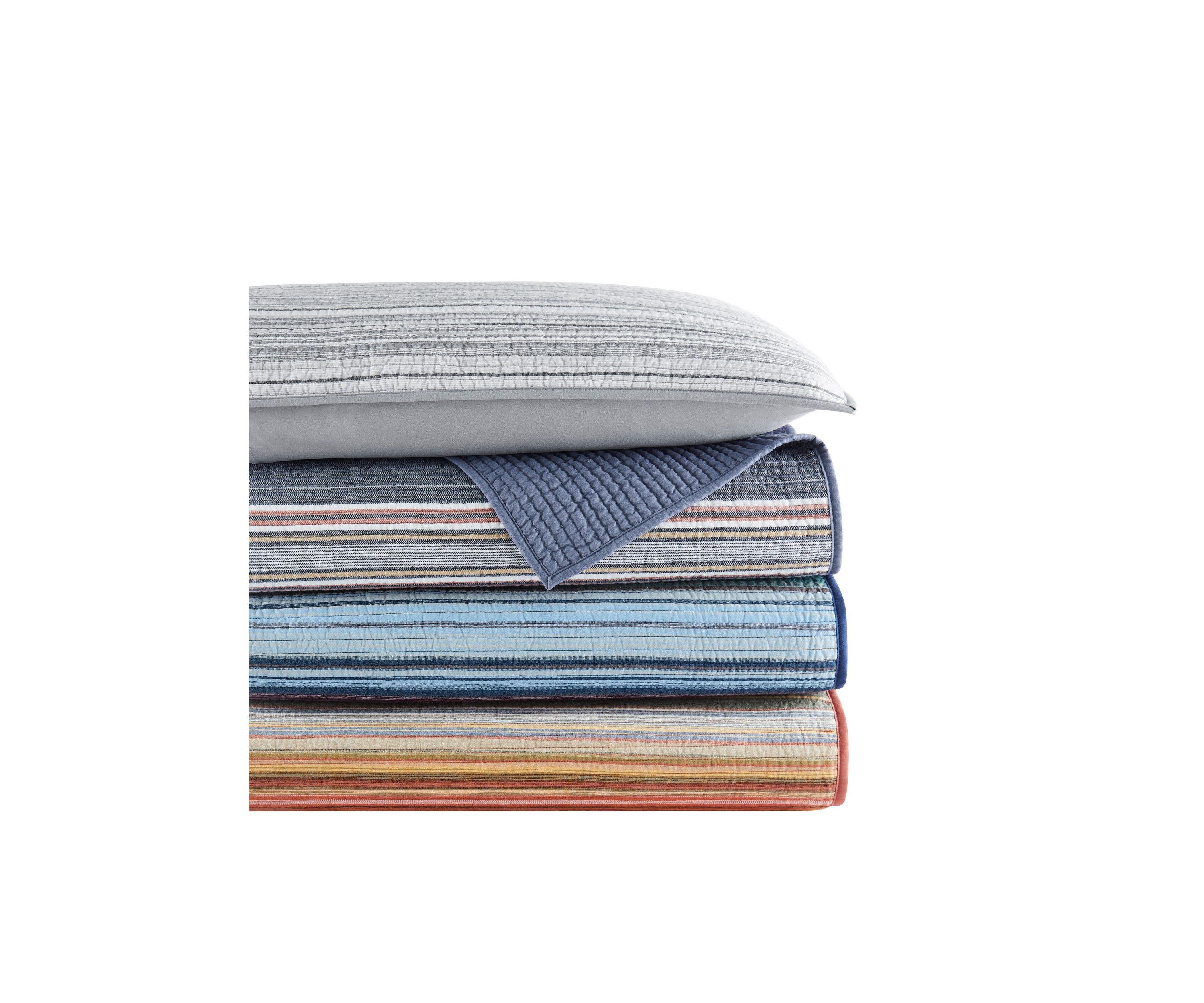 Met Stripe Yarn Dye Quilt Set