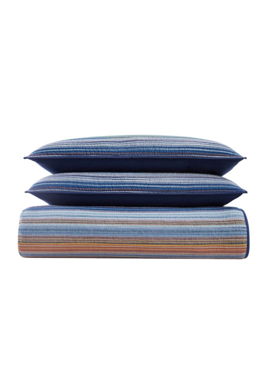 Met Stripe Yarn Dye Quilt Set