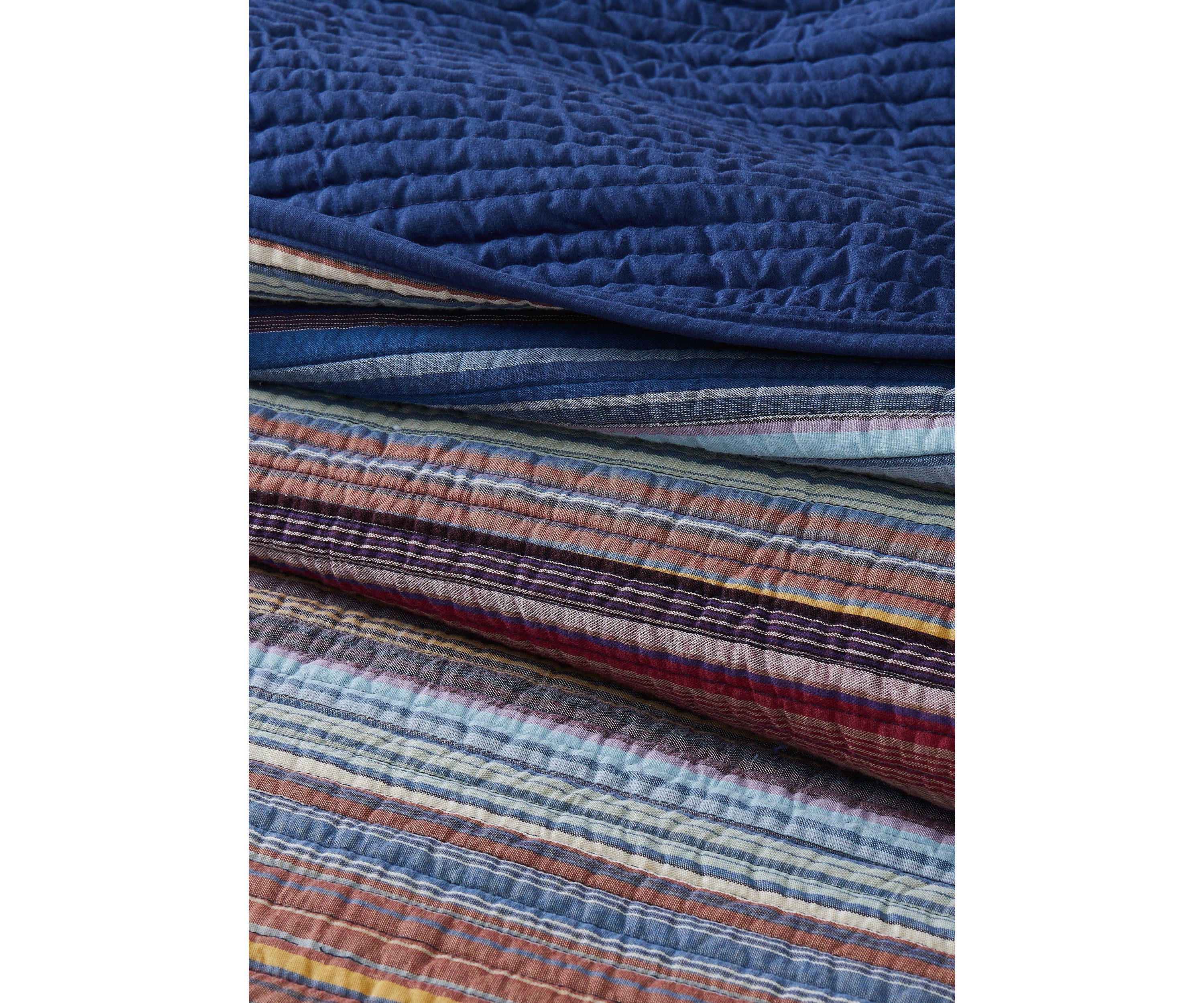 Met Stripe Yarn Dye Quilt Set