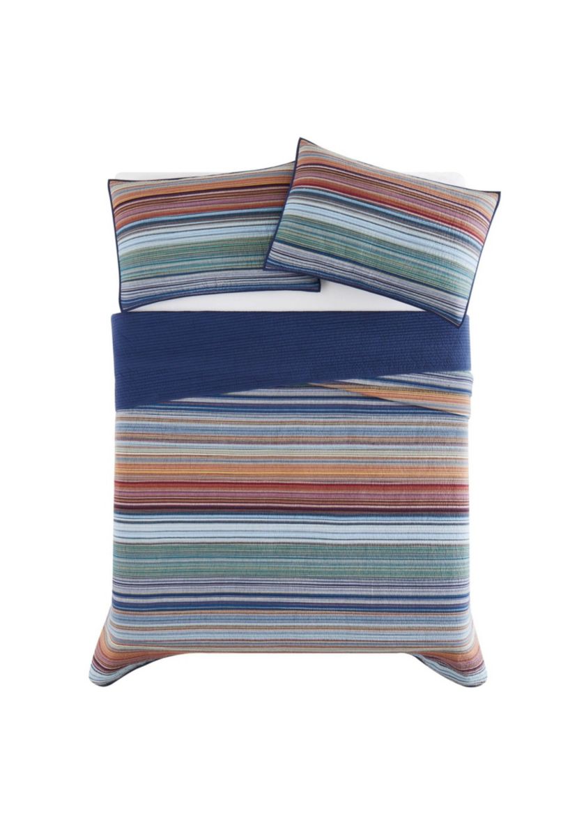 Met Stripe Yarn Dye Quilt Set