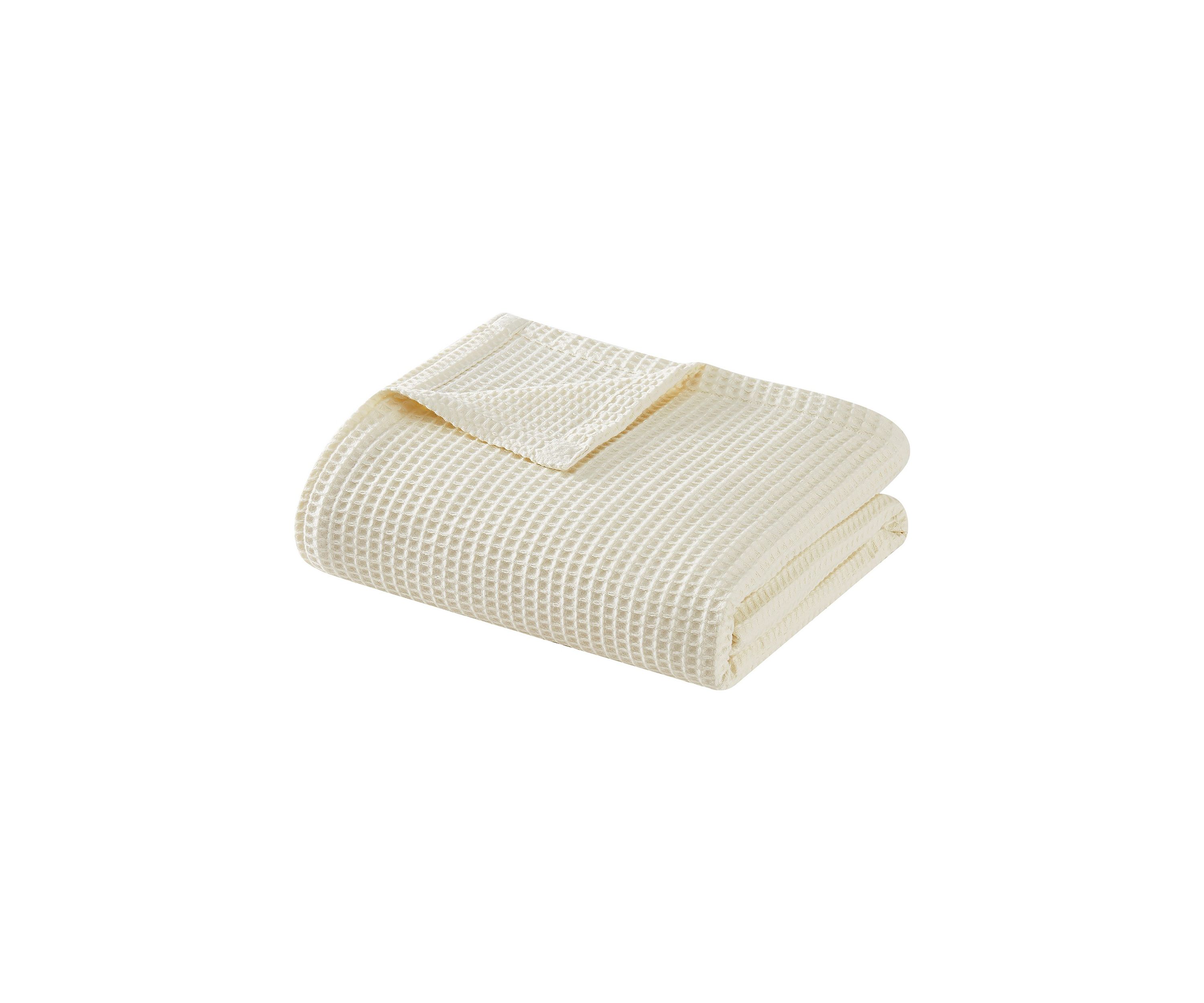 Heritage Cotton Waffle Blanket