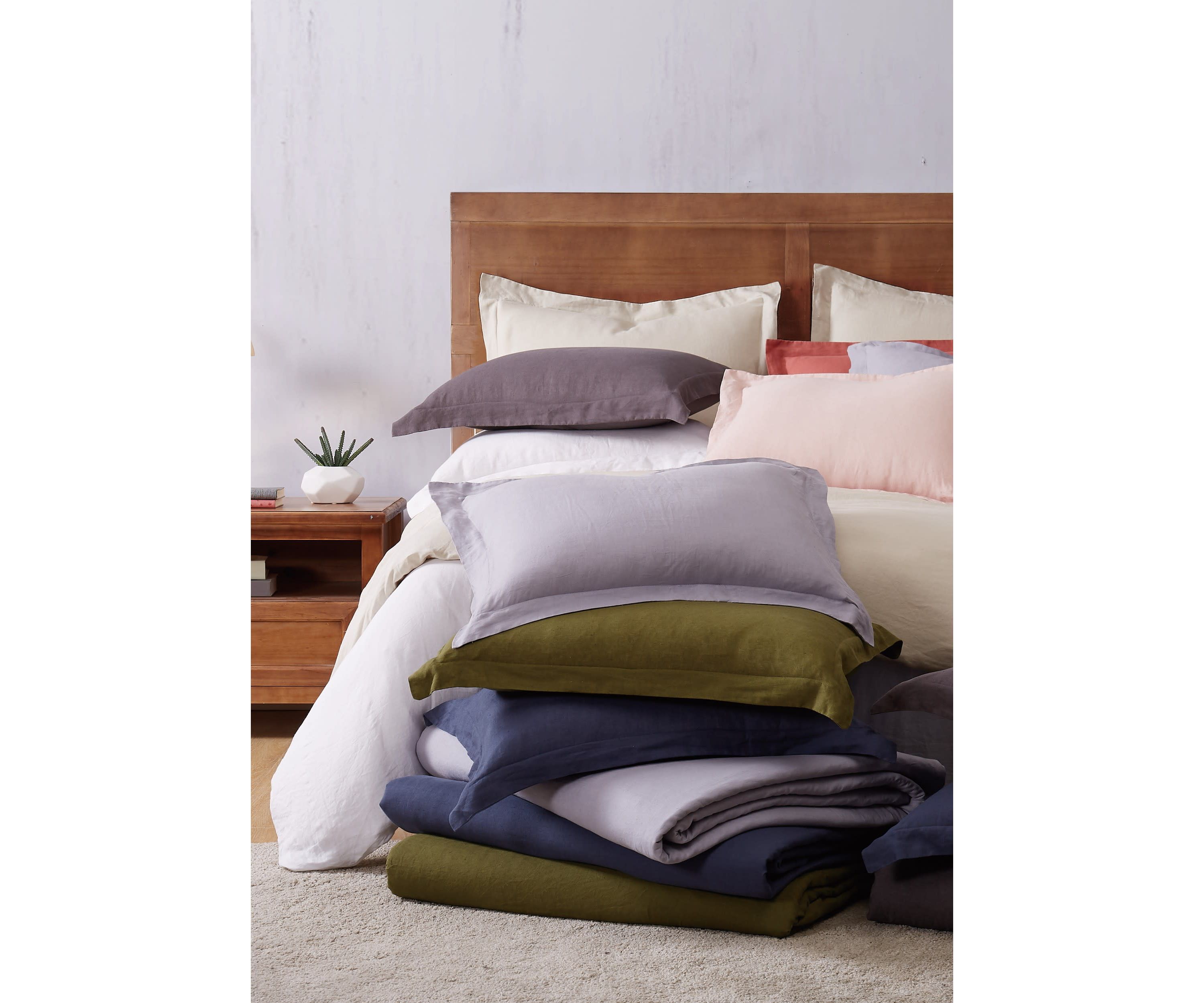 Linen Blush King Duvet Set