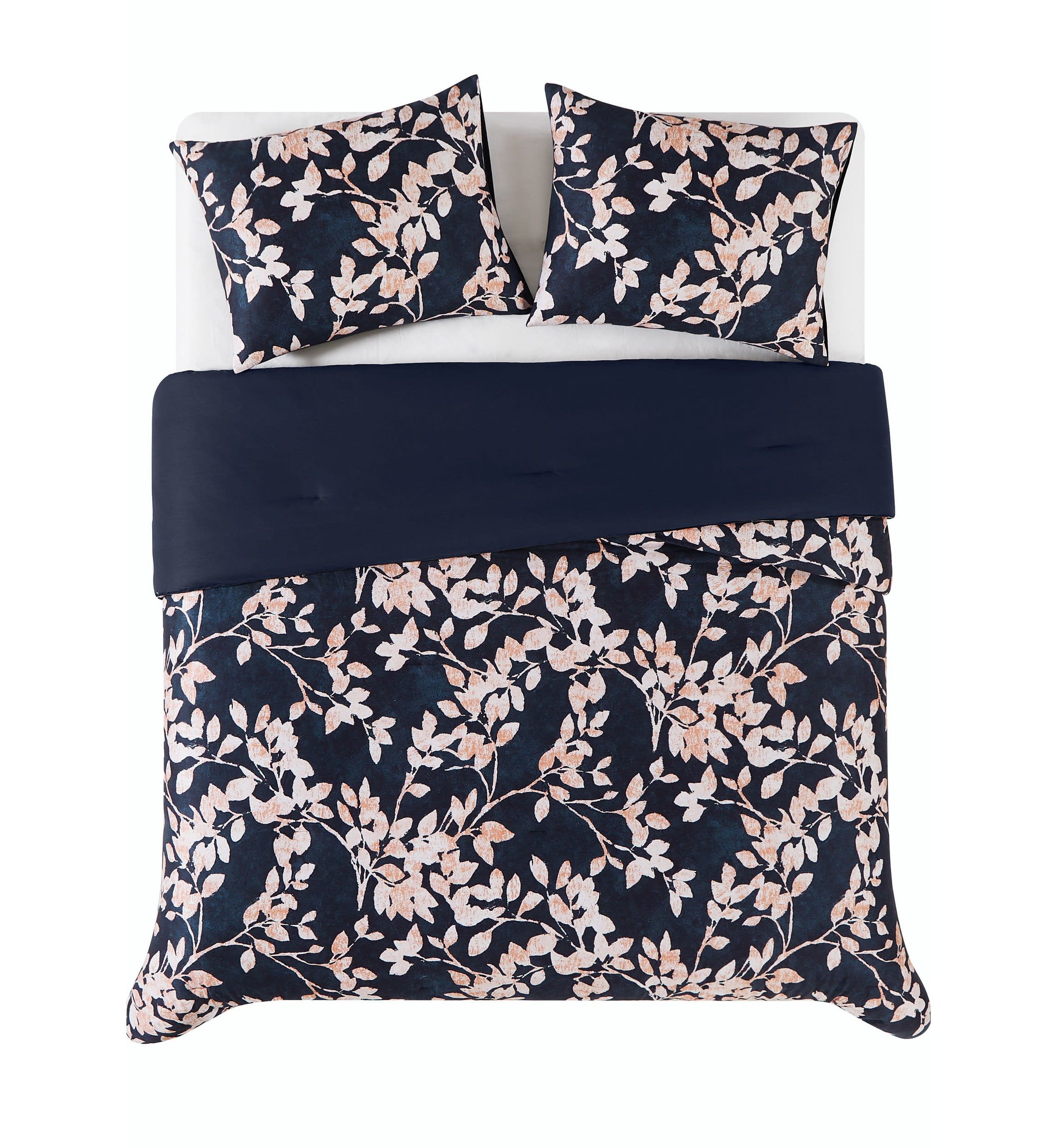 Vince Camuto Amaya Floral 3 Piece King Duvet Cover Set