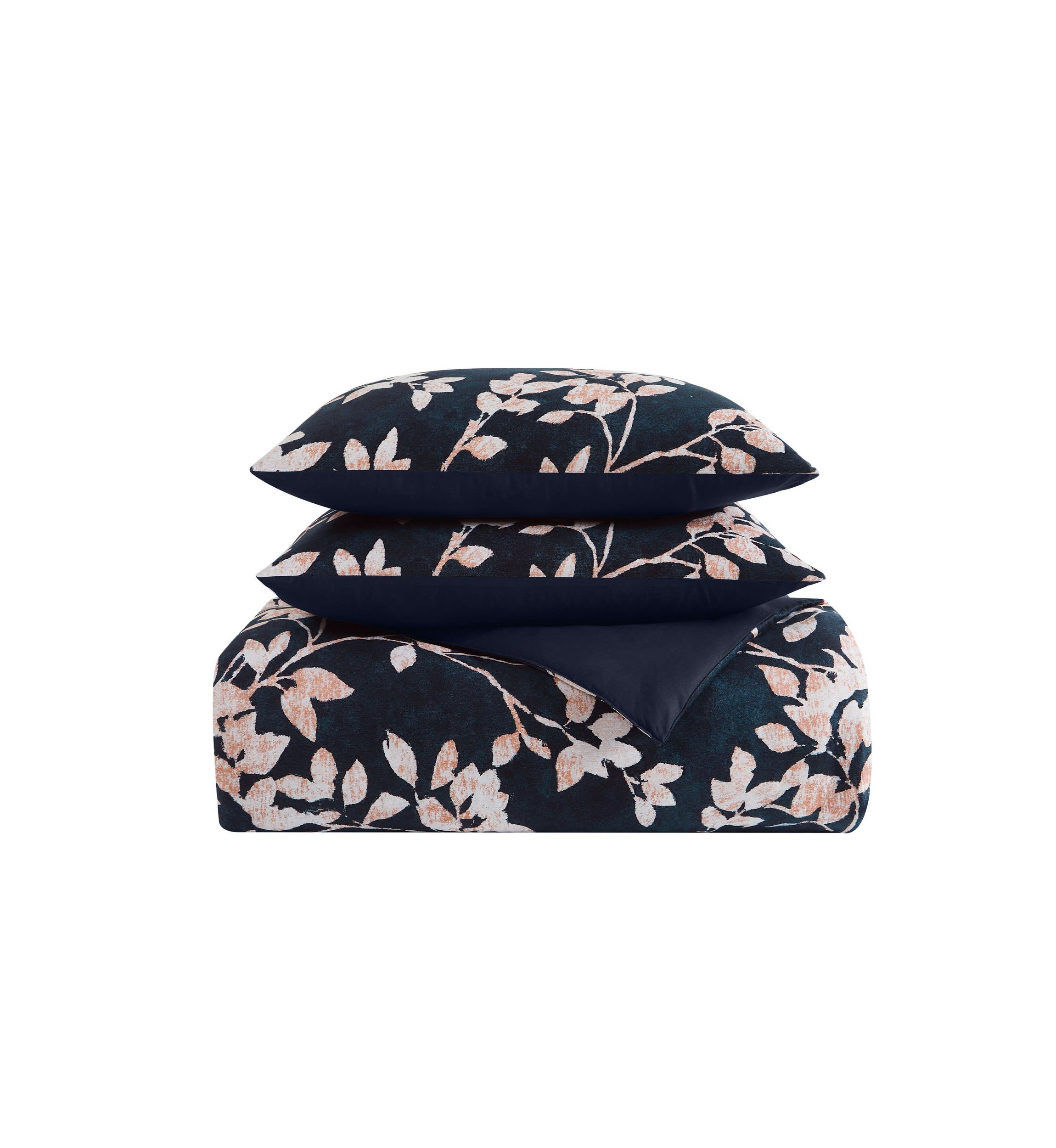 Vince Camuto Amaya Floral 3 Piece King Duvet Cover Set