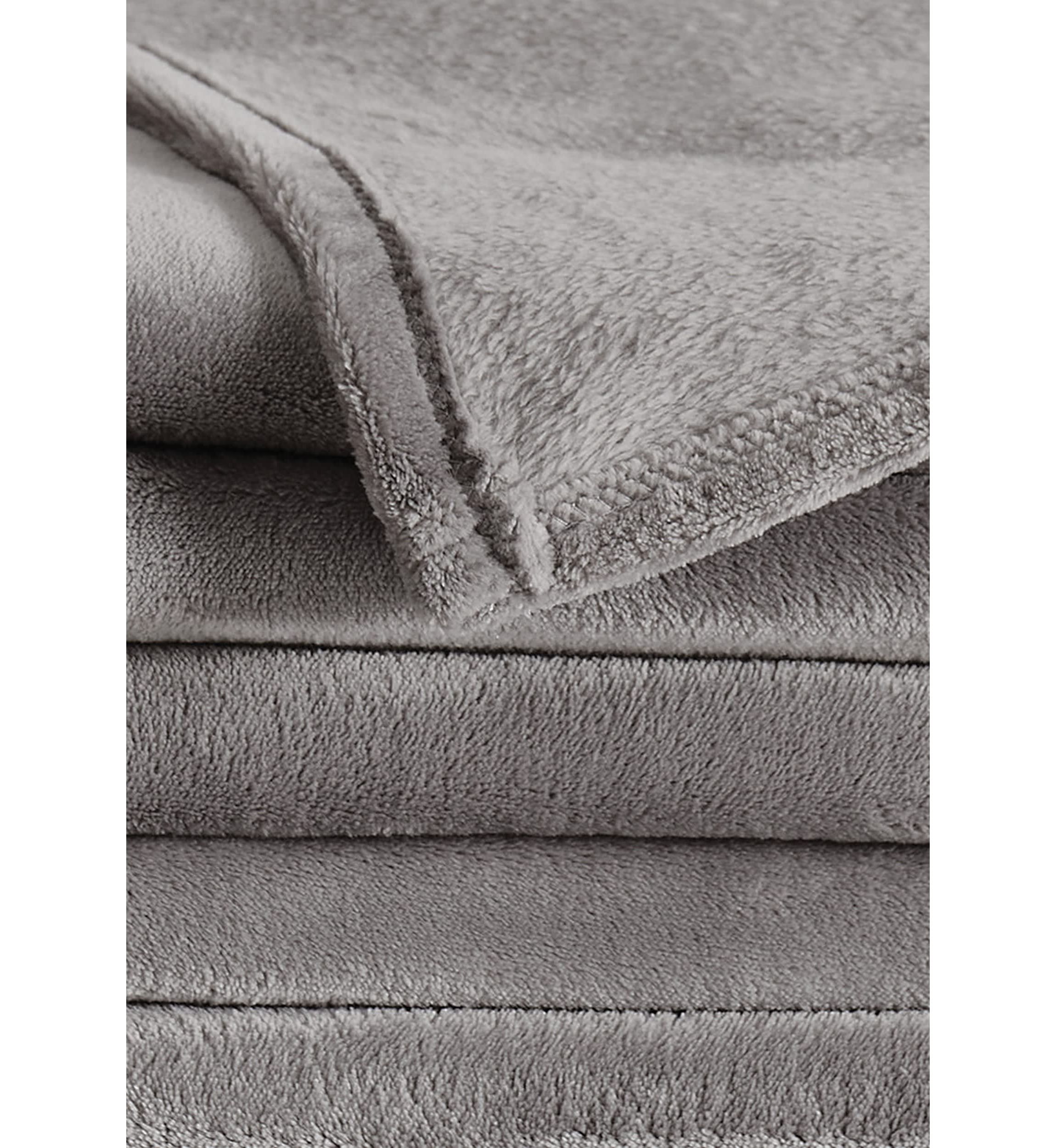 Truly Soft Velvet Plush Navy Family Blanket