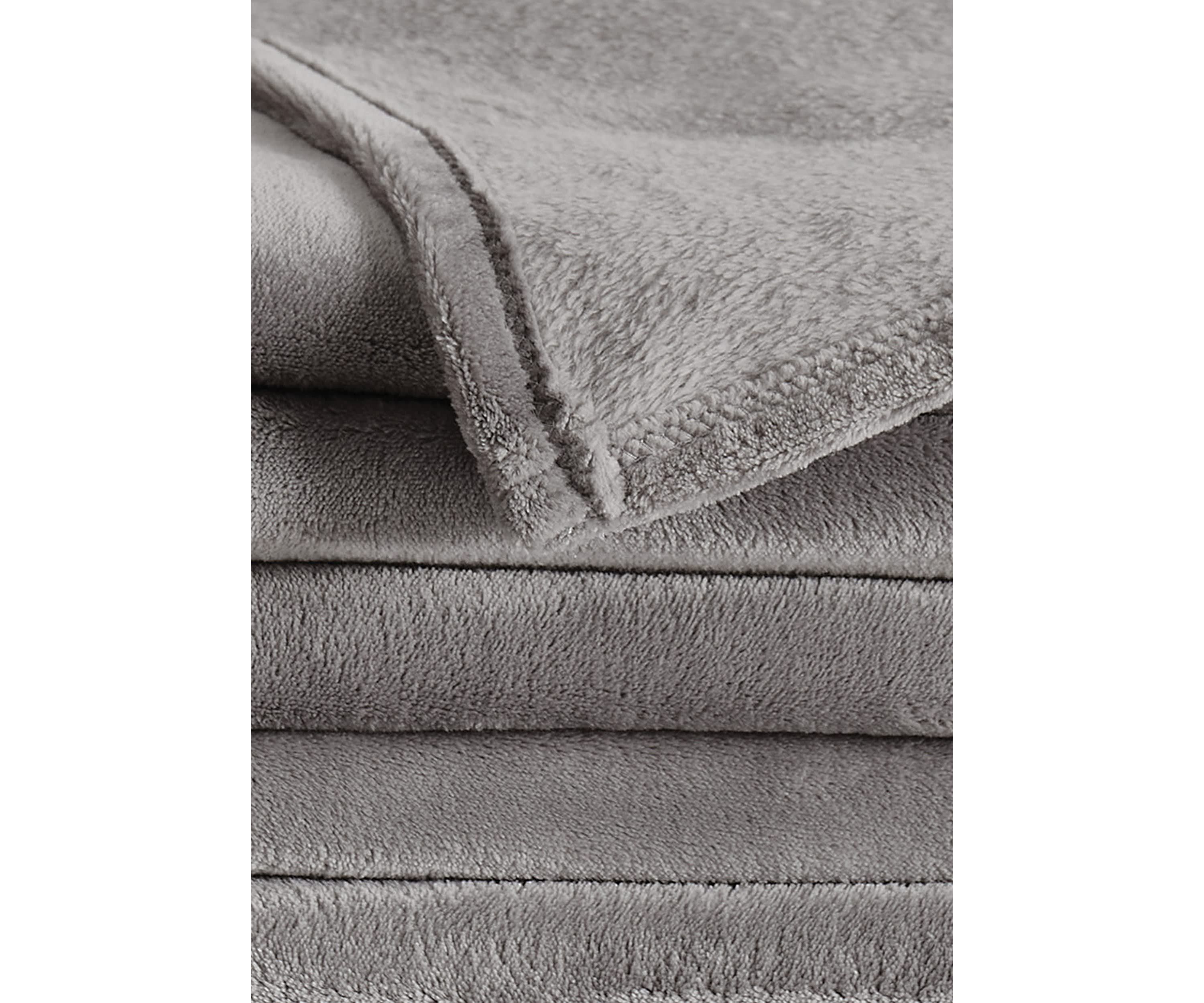Truly Soft Velvet Plush Navy Family Blanket
