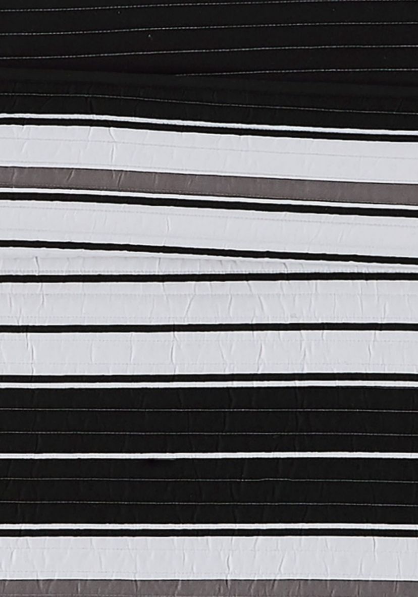 Truly Soft Brentwood Stripe King 3 Piece Quilt Set