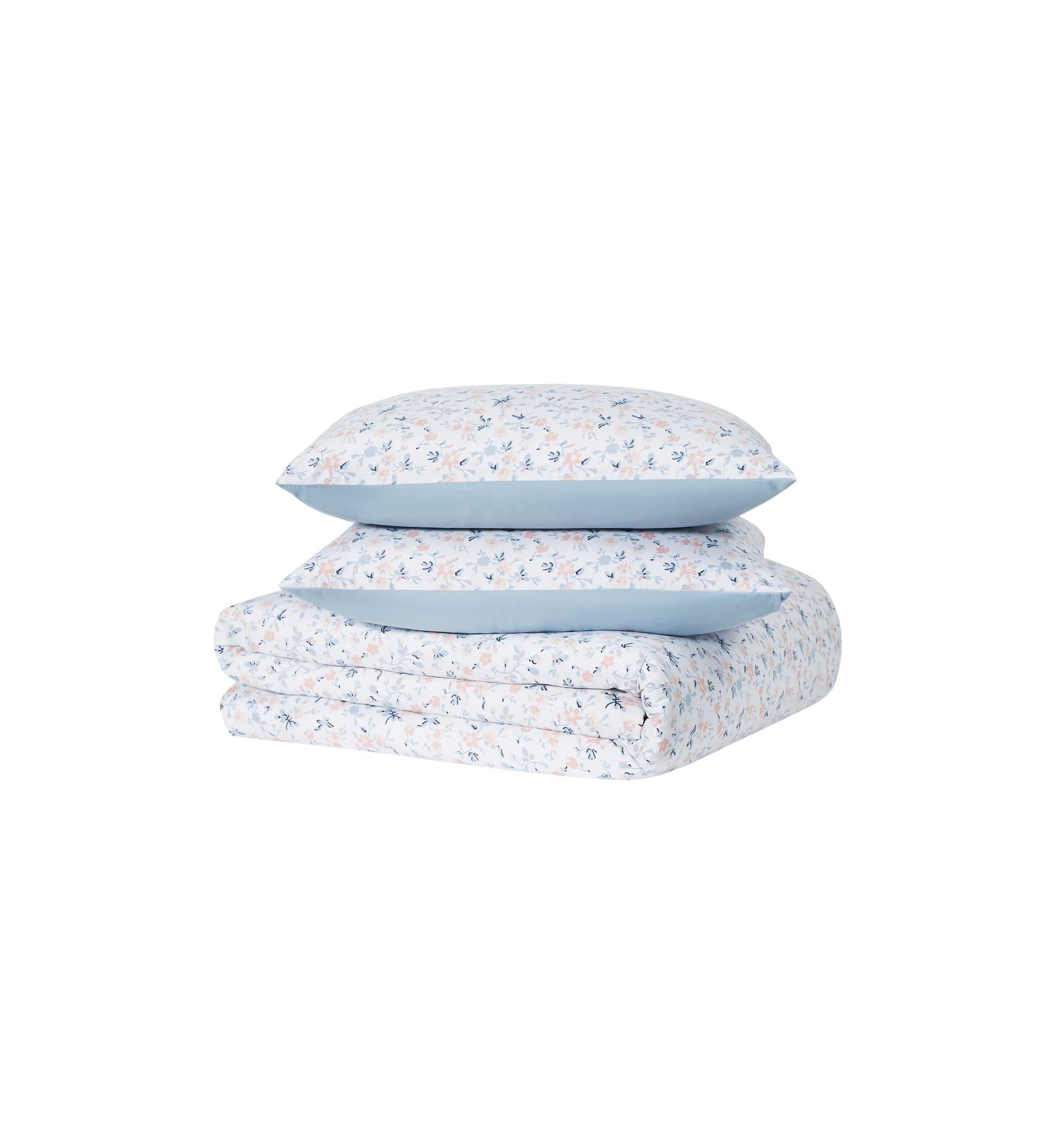 Truly Soft Maine Floral Full/Queen 3 Piece Duvet Cover Set