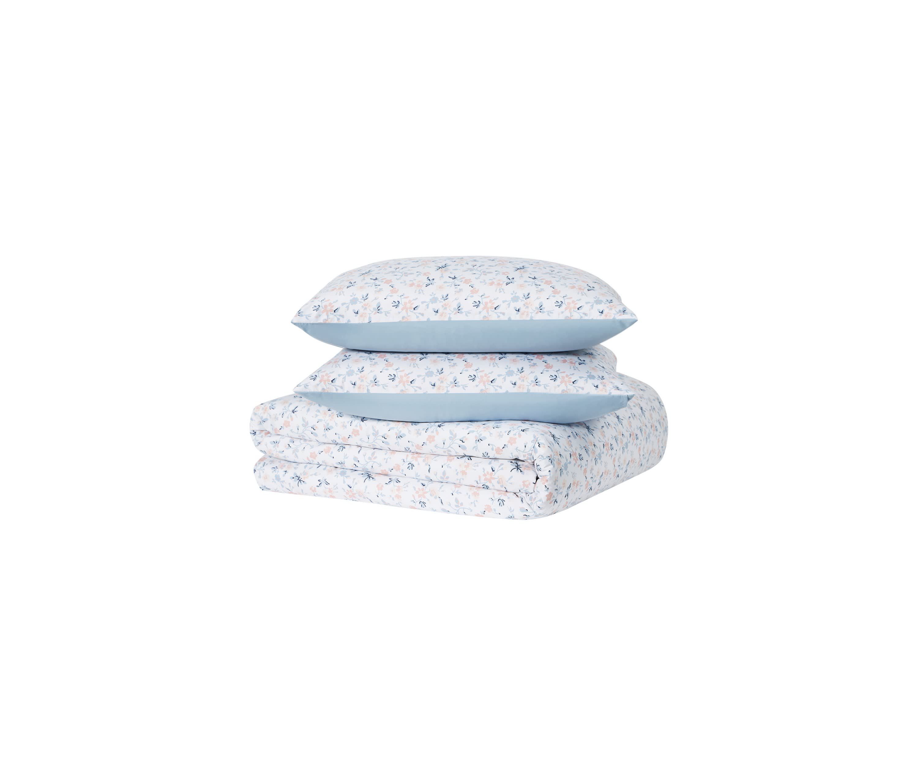 Truly Soft Maine Floral Full/Queen 3 Piece Duvet Cover Set