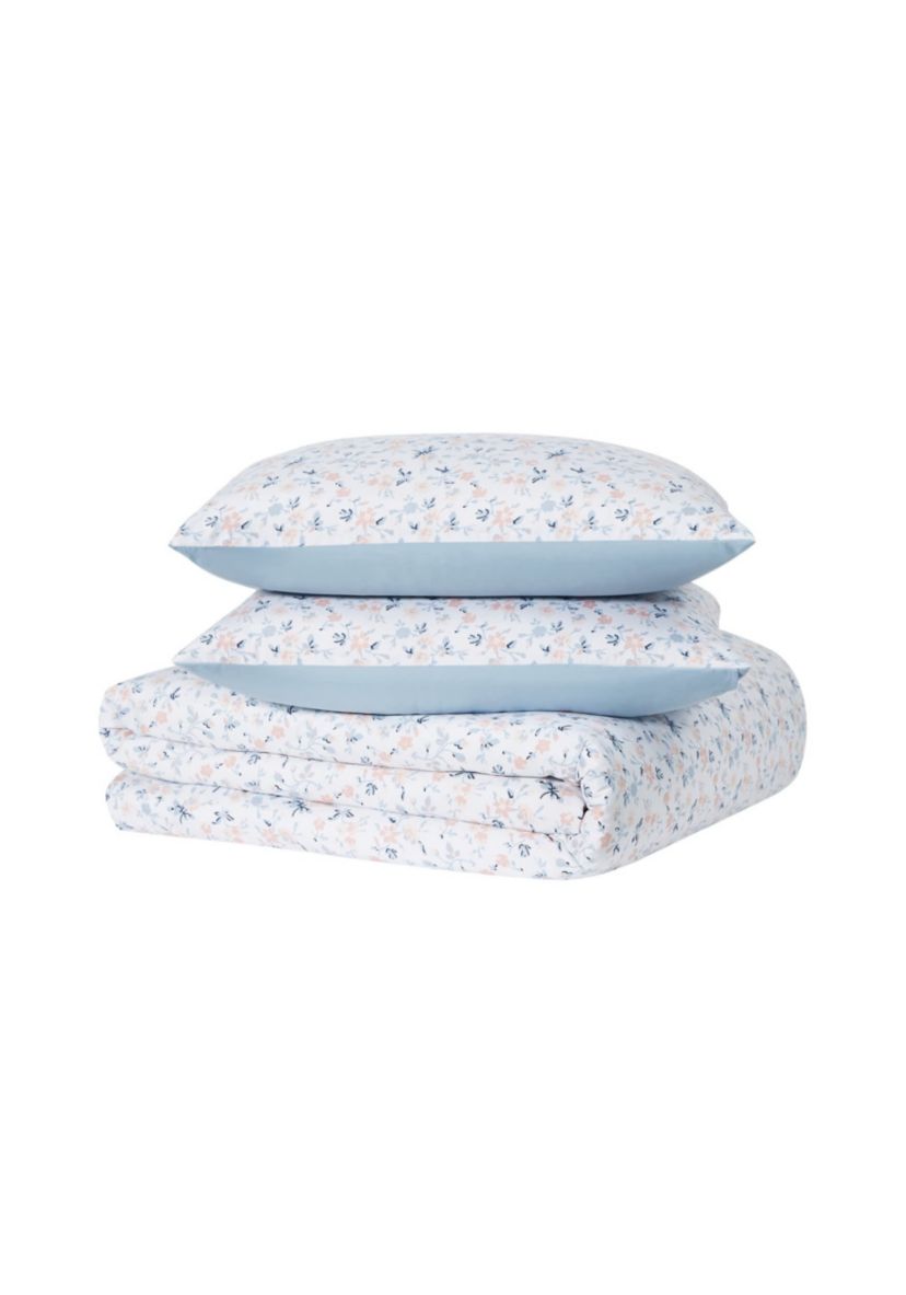 Truly Soft Maine Floral Full/Queen 3 Piece Duvet Cover Set