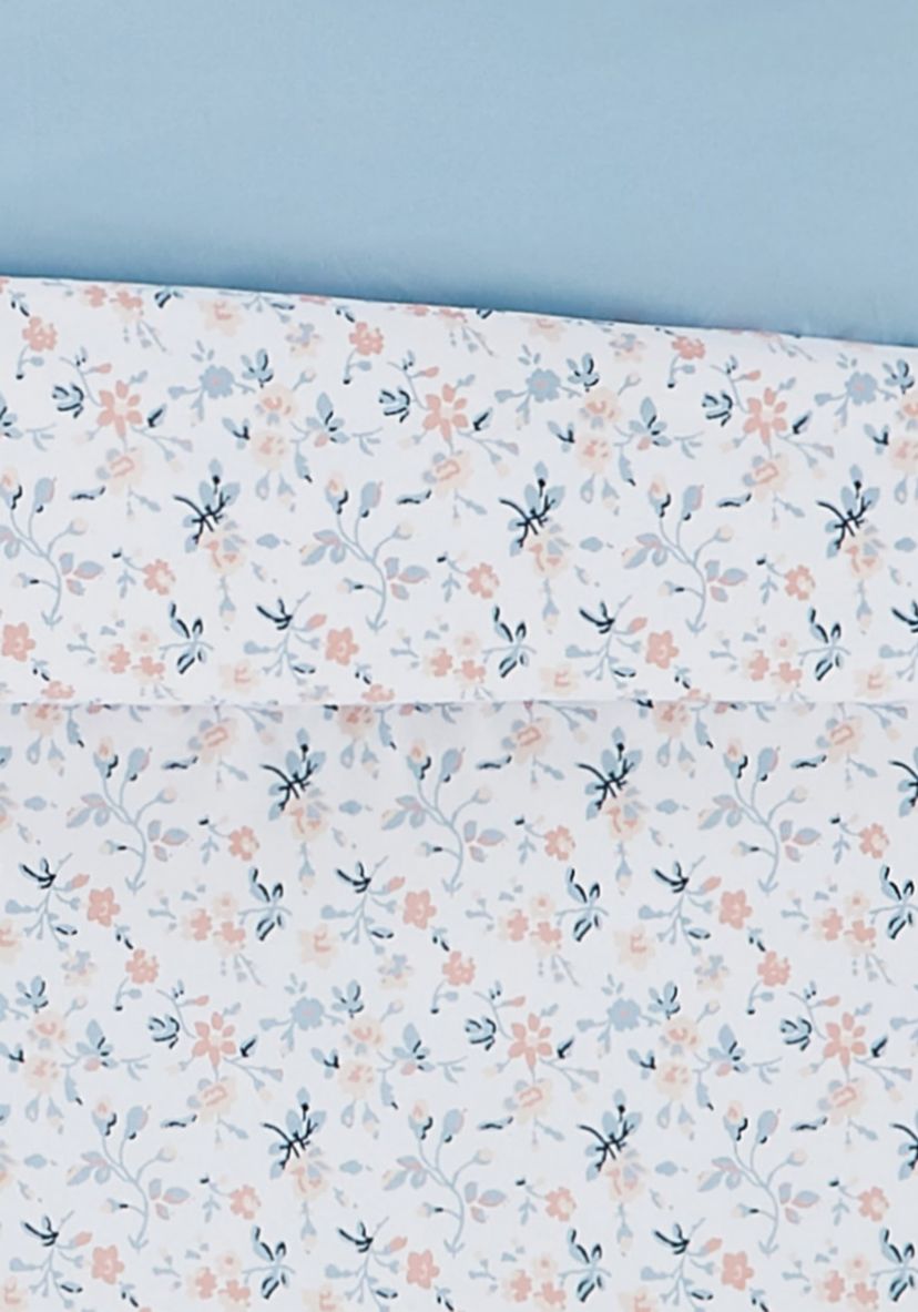 Truly Soft Maine Floral Full/Queen 3 Piece Duvet Cover Set