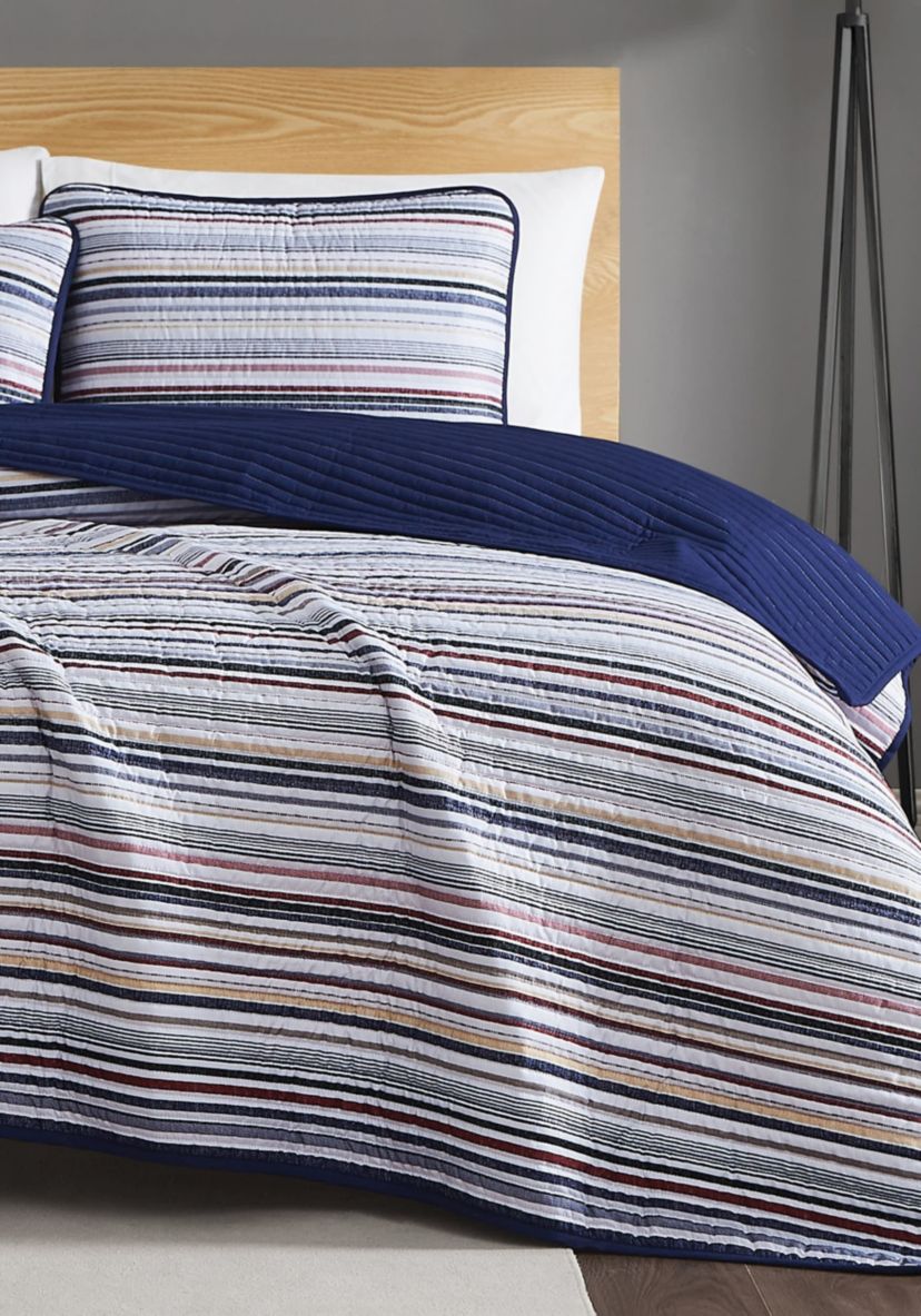 Truly Soft Teagan Stripe Full/Queen 3 Piece Quilt Set