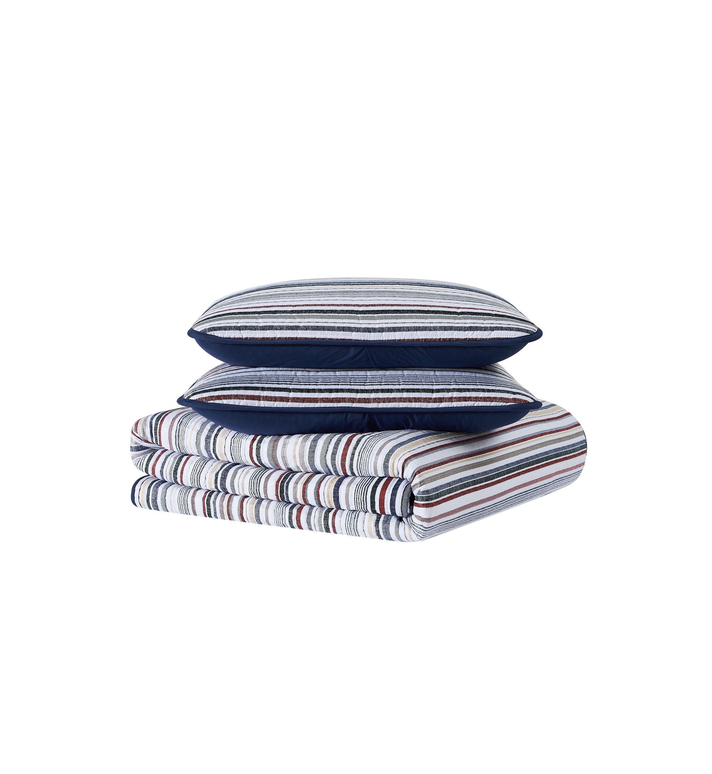 Truly Soft Teagan Stripe Full/Queen 3 Piece Quilt Set