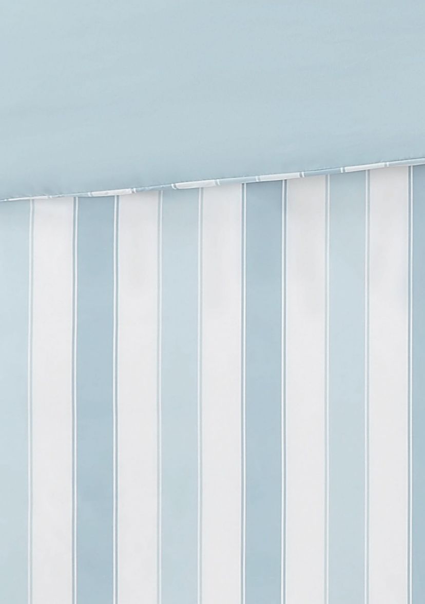 Truly Soft Aiden Stripe Blue King 3 Piece Comforter Set