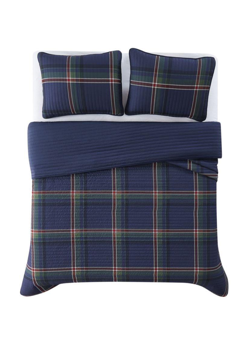 Truly Soft Bronson Plaid Twin/Twin XL 2 Piece Quilt Set