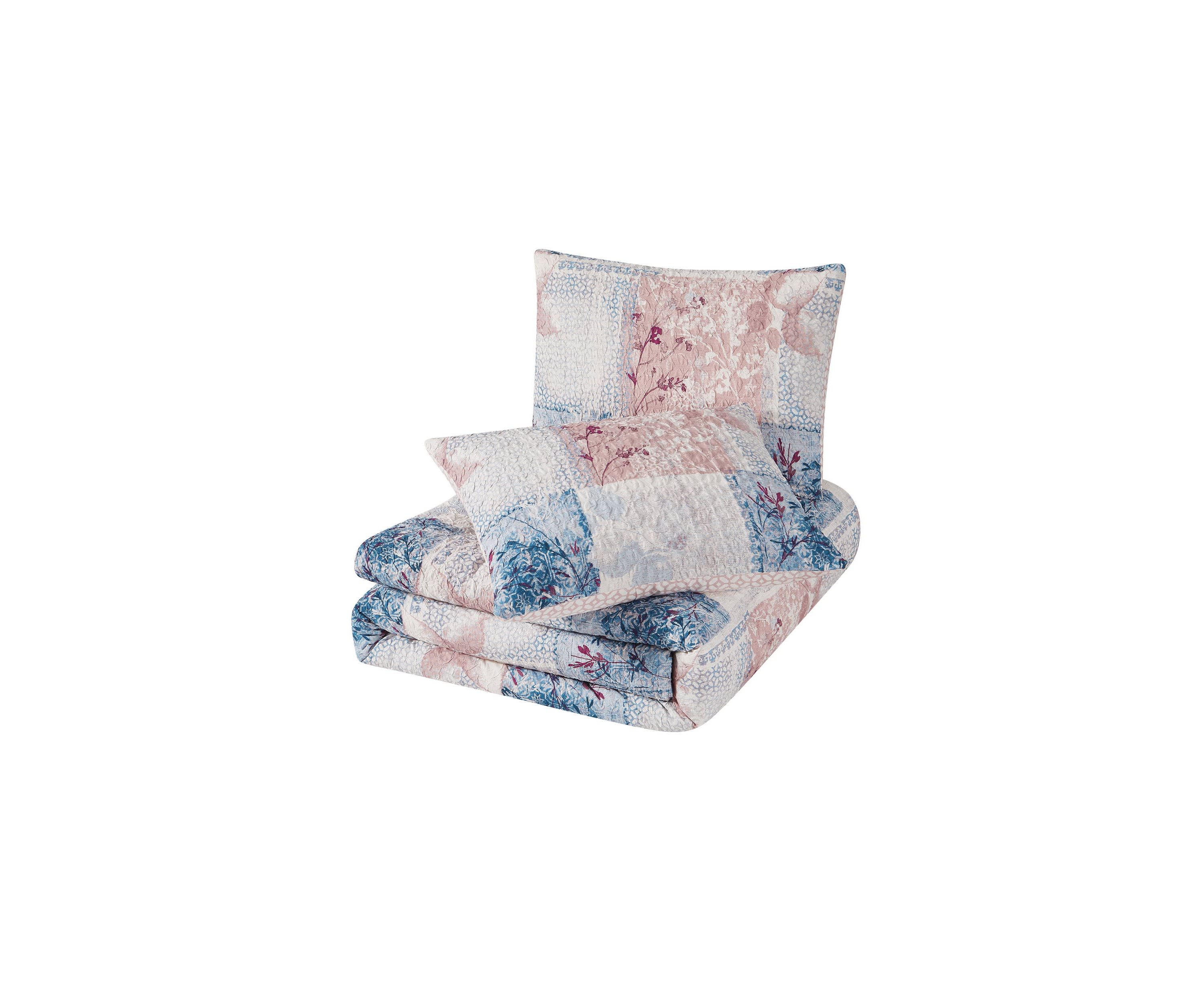 Cannon Textured Lotte Patchwork Twin/Twin XL 2 Piece Comforter Set