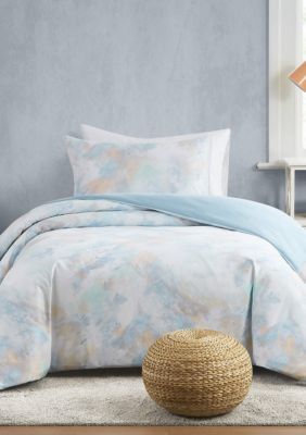 Truly Soft Hannah Watercolor Full/Queen 3 Piece Comforter Set