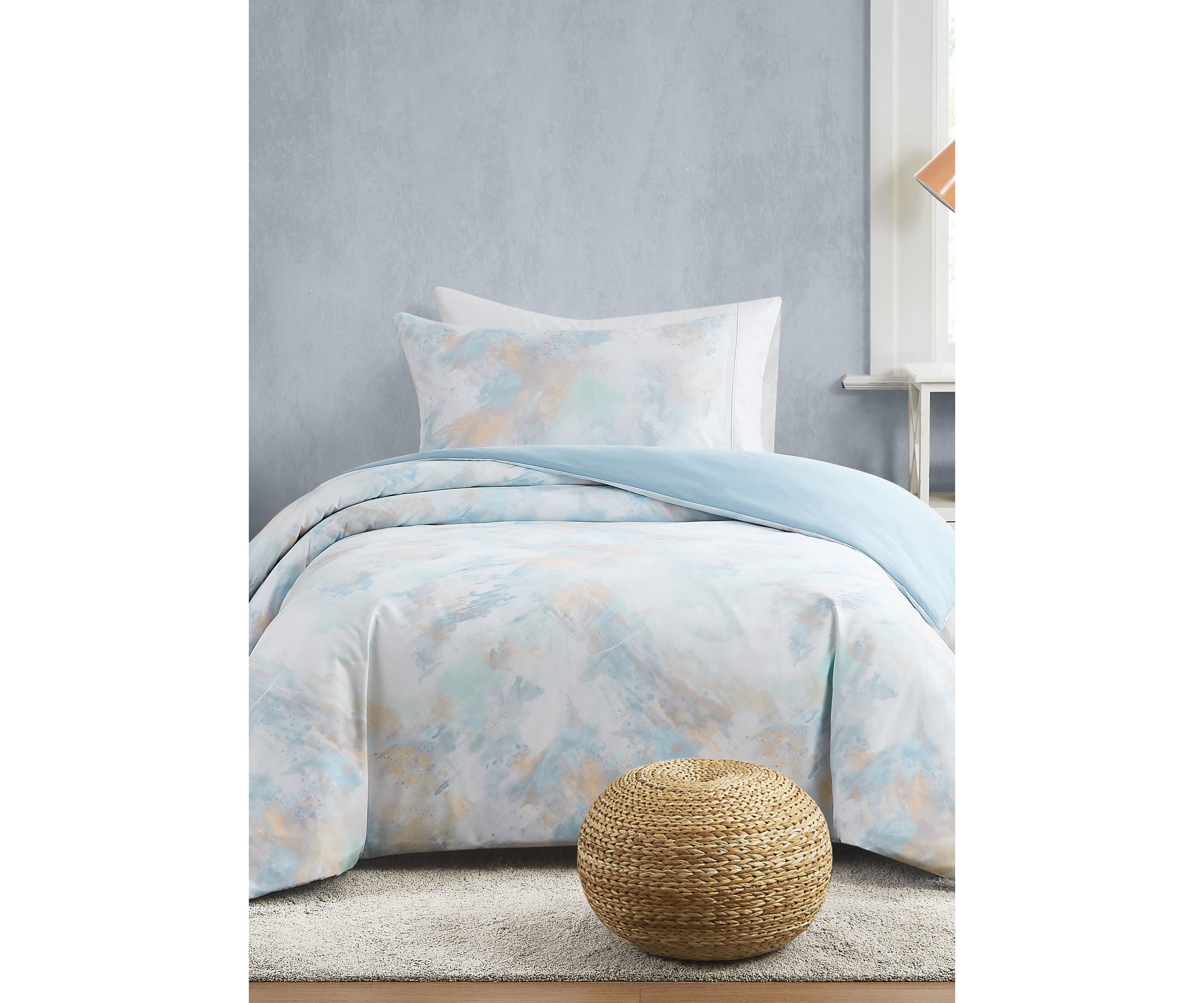 Truly Soft Hannah Watercolor Full/Queen 3 Piece Comforter Set