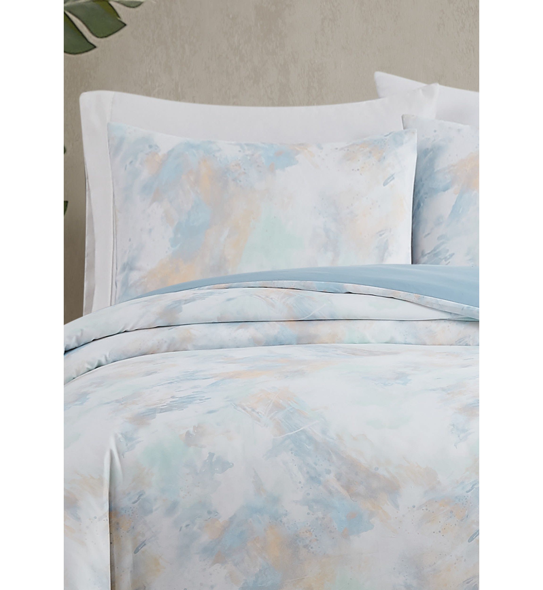 Truly Soft Hannah Watercolor Full/Queen 3 Piece Comforter Set