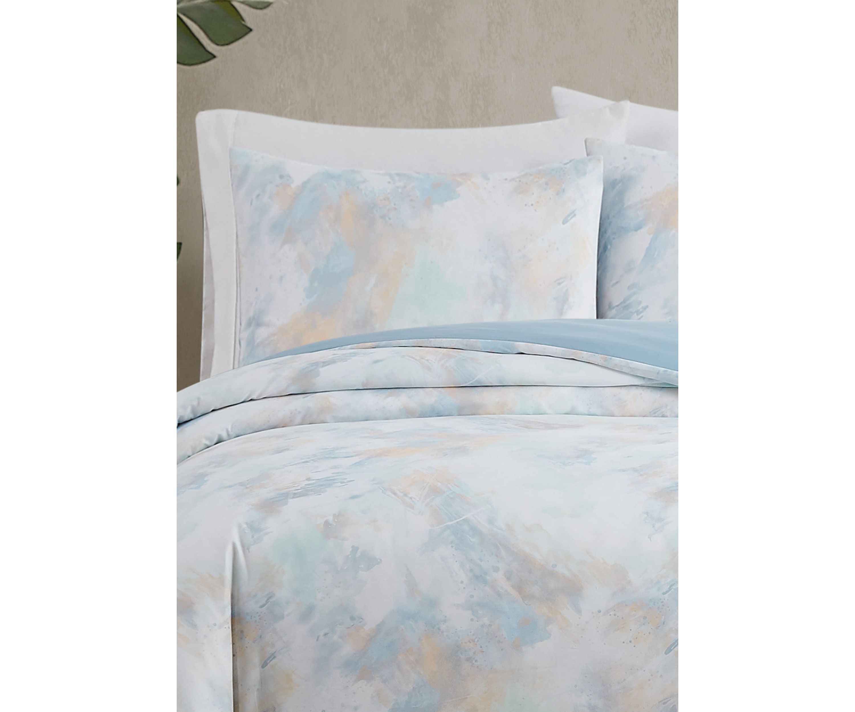 Truly Soft Hannah Watercolor Full/Queen 3 Piece Comforter Set