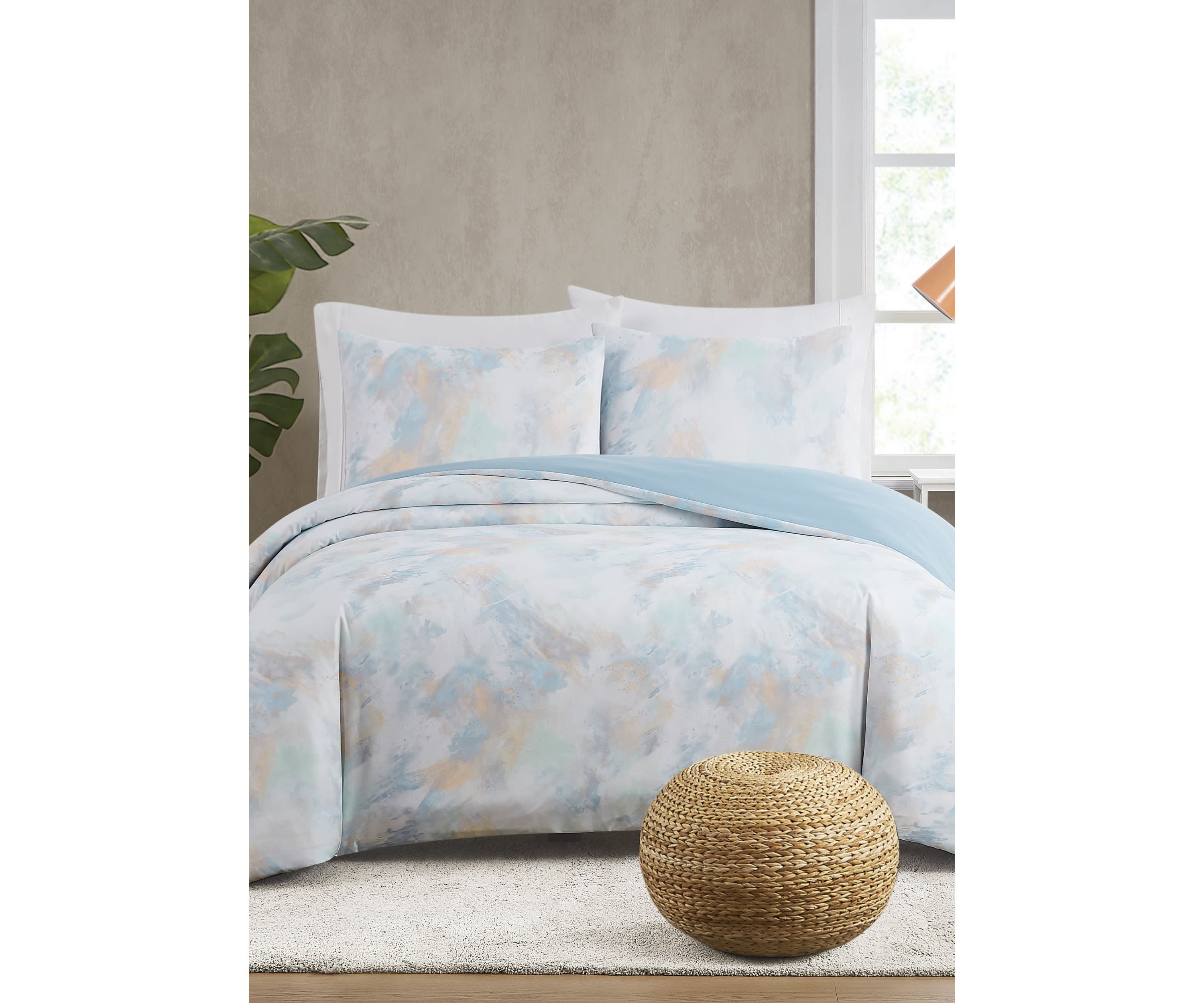 Truly Soft Hannah Watercolor Full/Queen 3 Piece Comforter Set