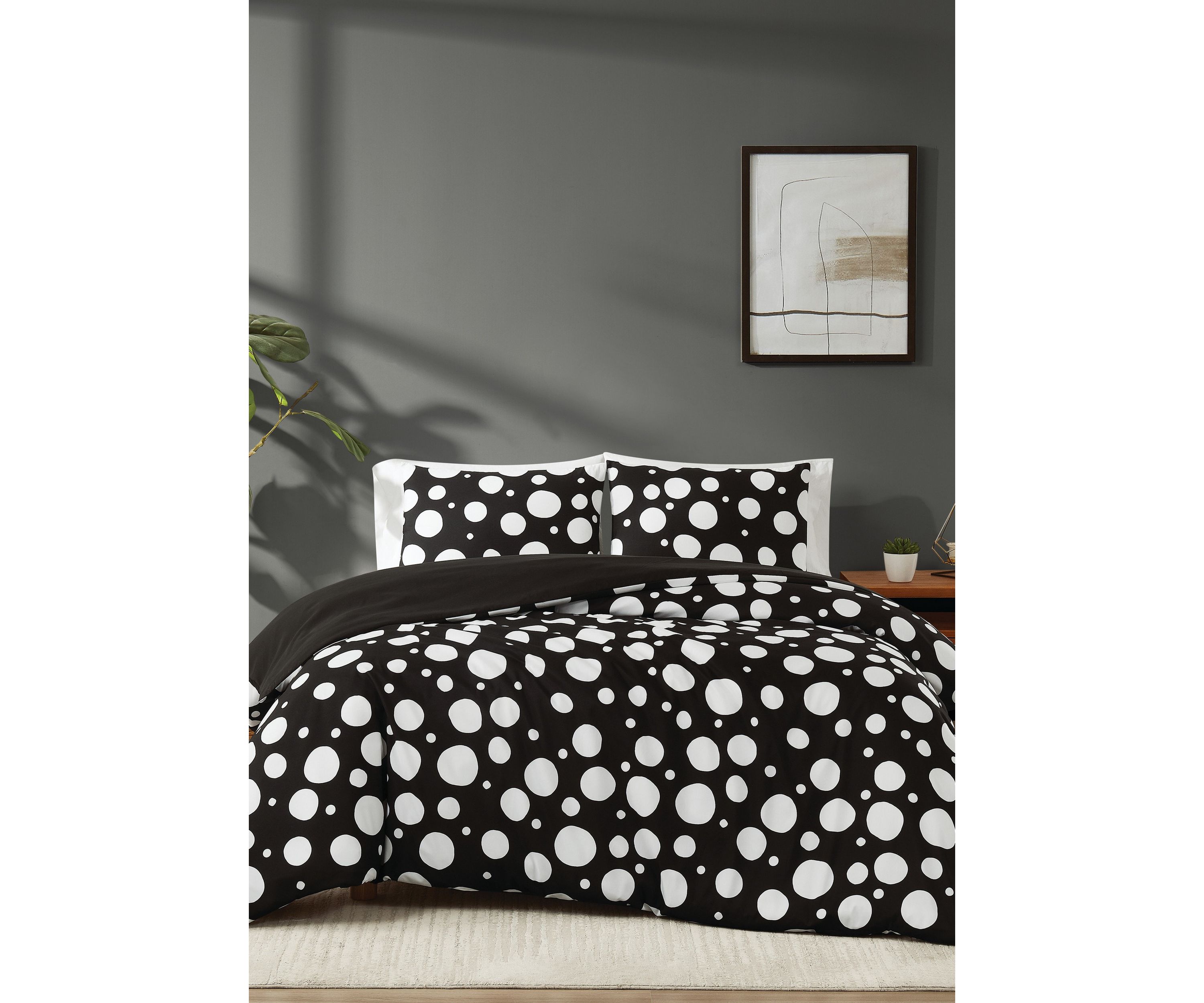 Truly Soft Sophia Dot Full/Queen 3 Piece Comforter Set